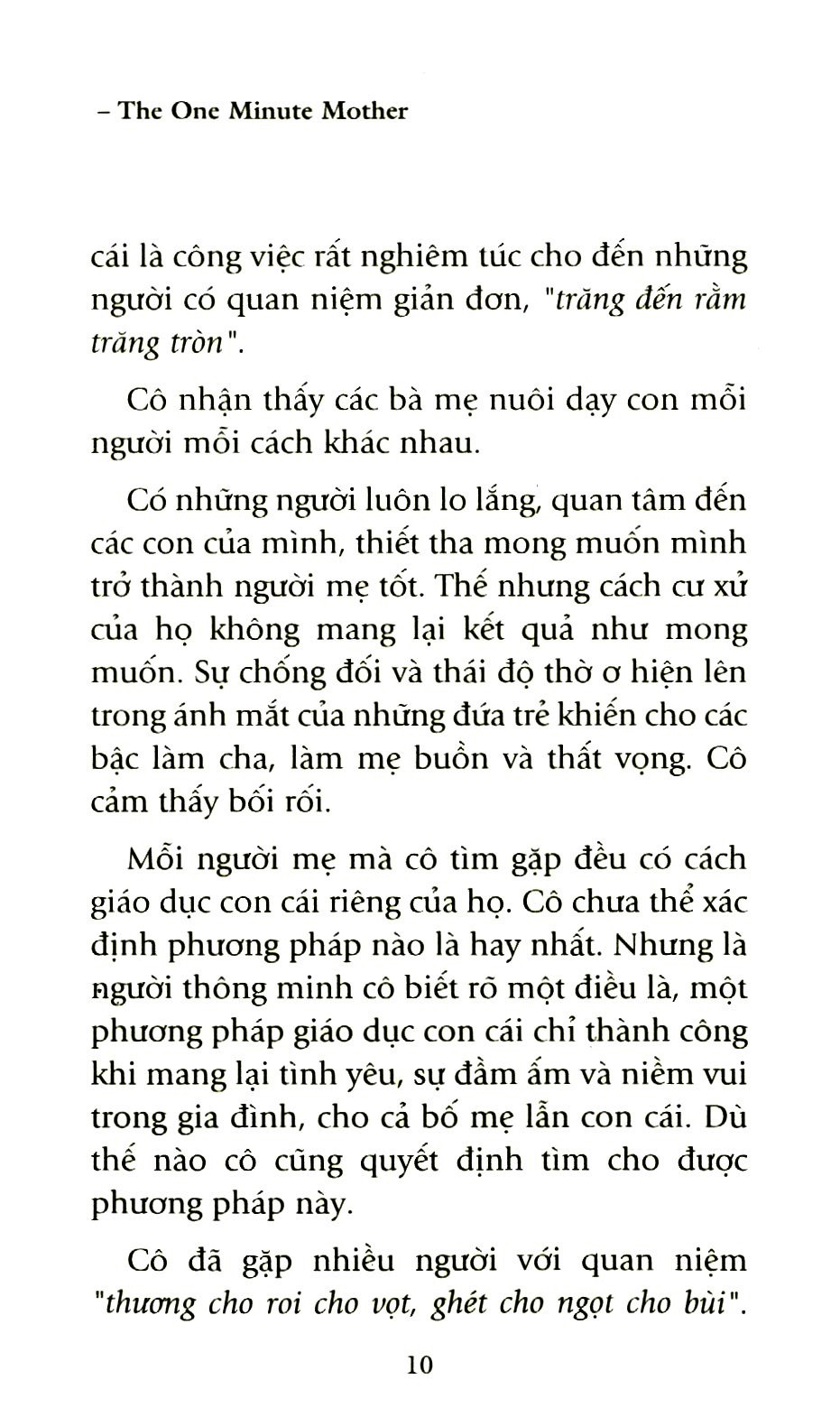 nghệ thuật làm mẹ