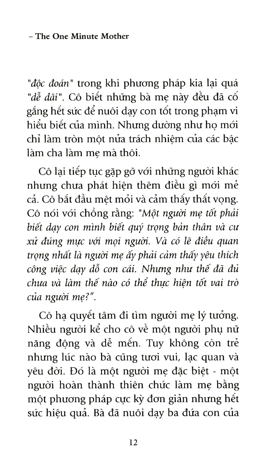 nghệ thuật làm mẹ