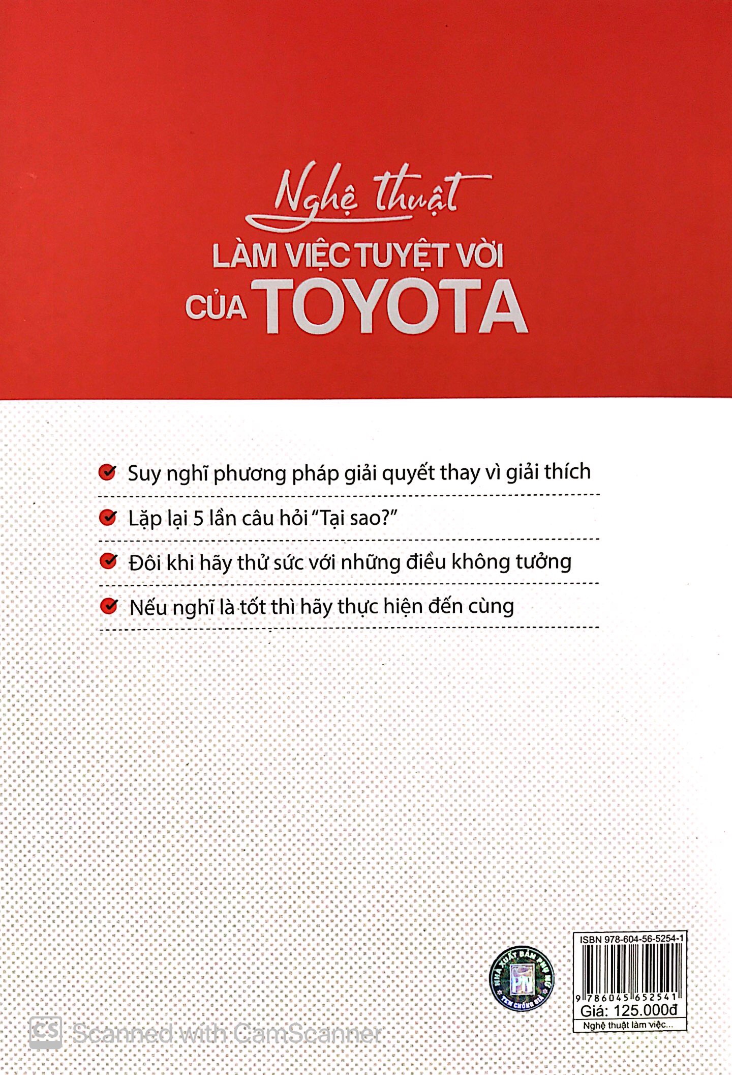 nghệ thuật làm việc tuyệt vời của toyota (tái bản 2018)