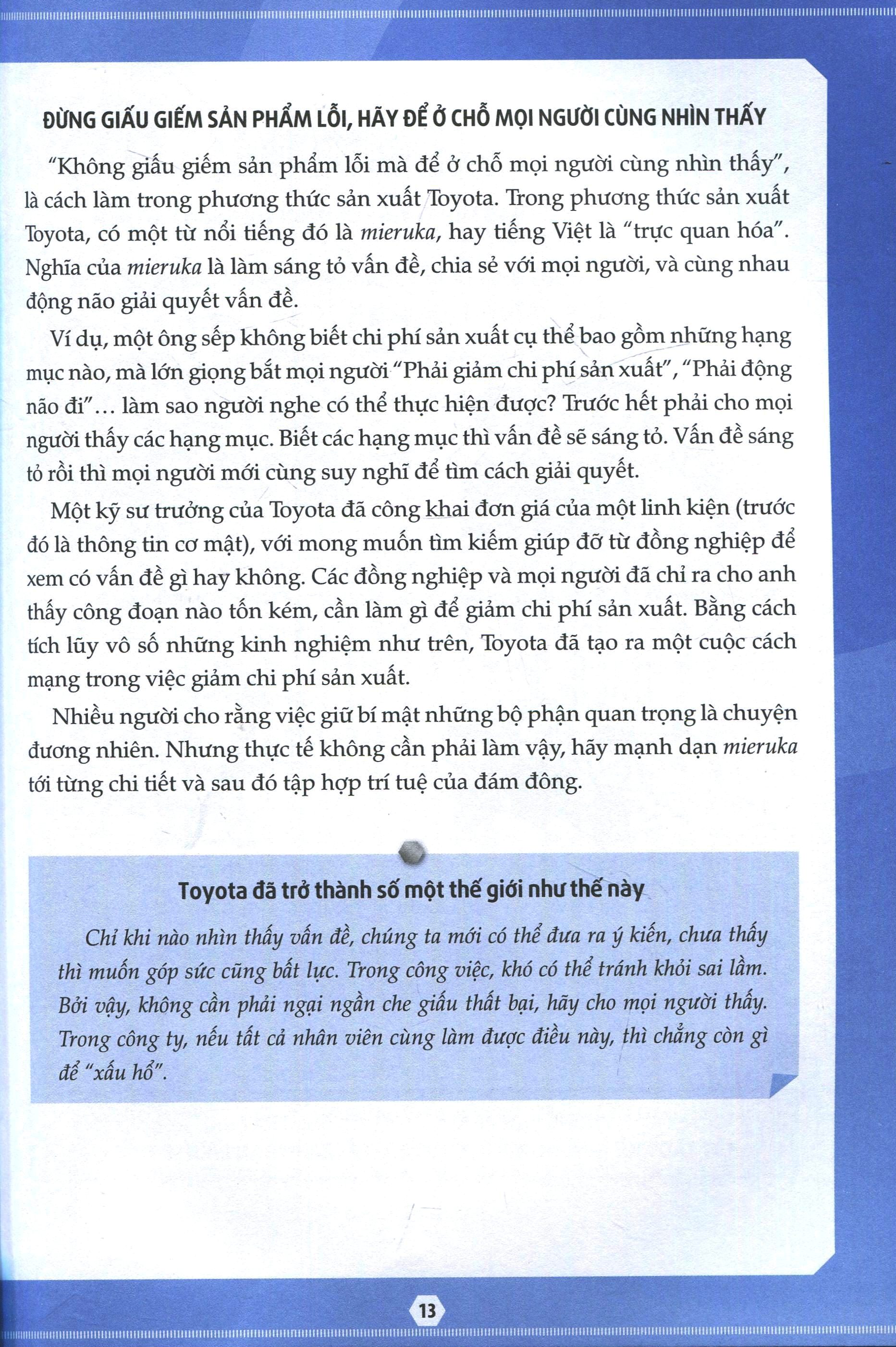 nghệ thuật làm việc tuyệt vời của toyota (tái bản 2023)