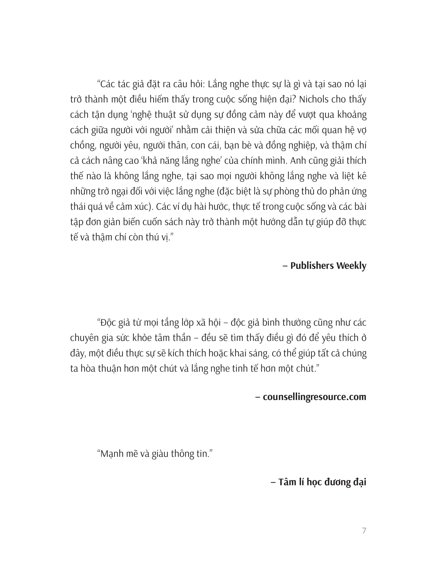 nghệ thuật lắng nghe để cải thiện các mối quan hệ