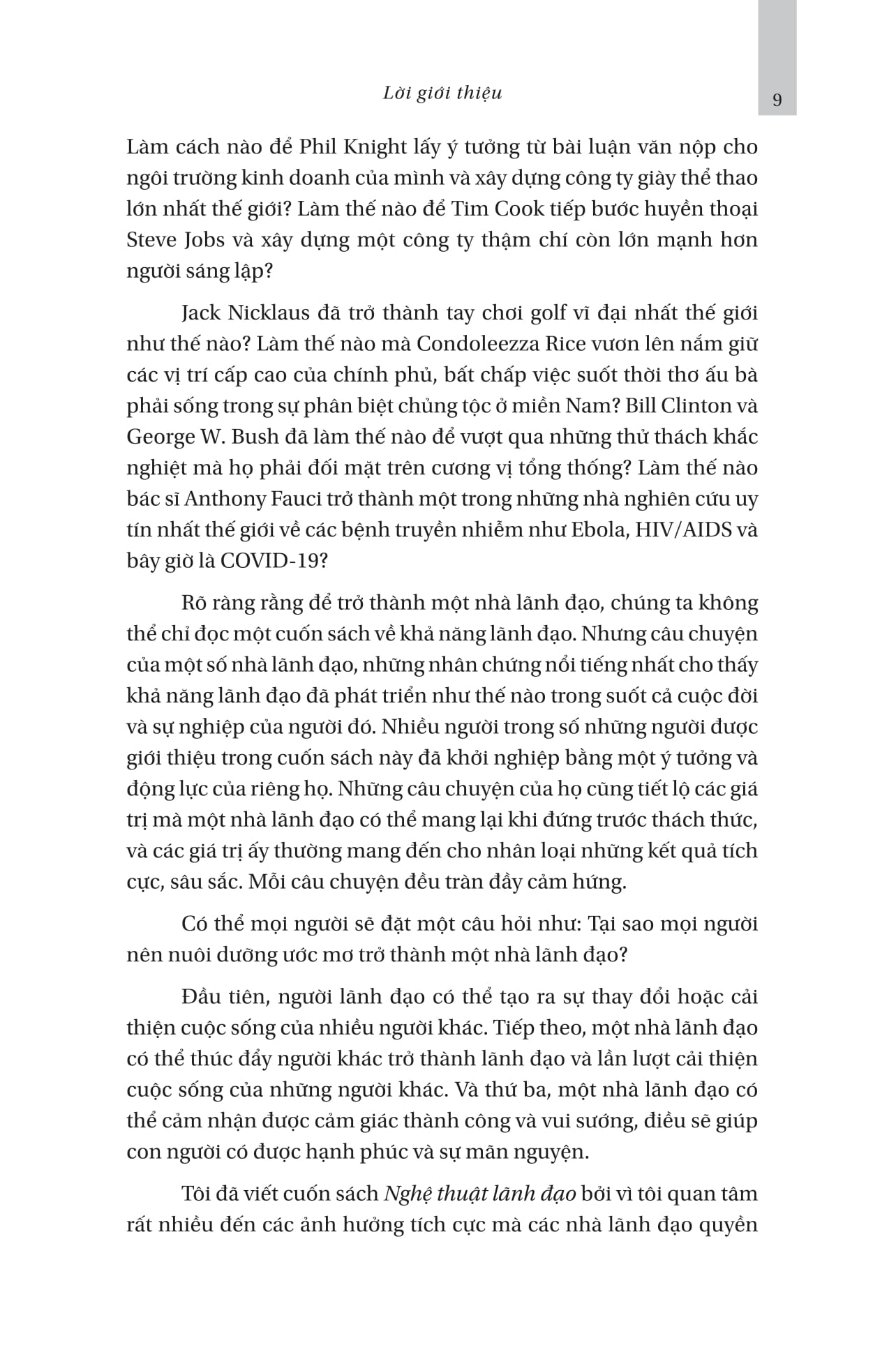 nghệ thuật lãnh đạo - chân dung những ceo, nhà sáng lập và những người thay đổi cuộc chơi vĩ đại nhất thế giới