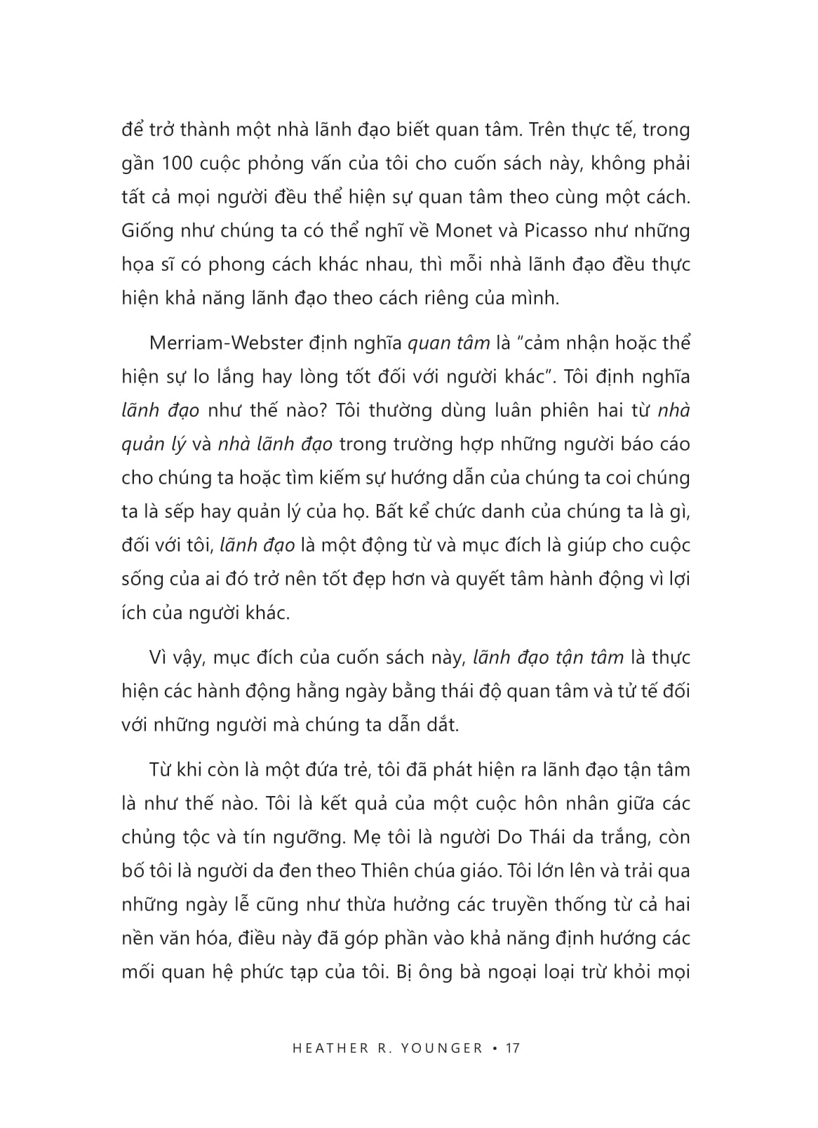 nghệ thuật lãnh đạo tận tâm