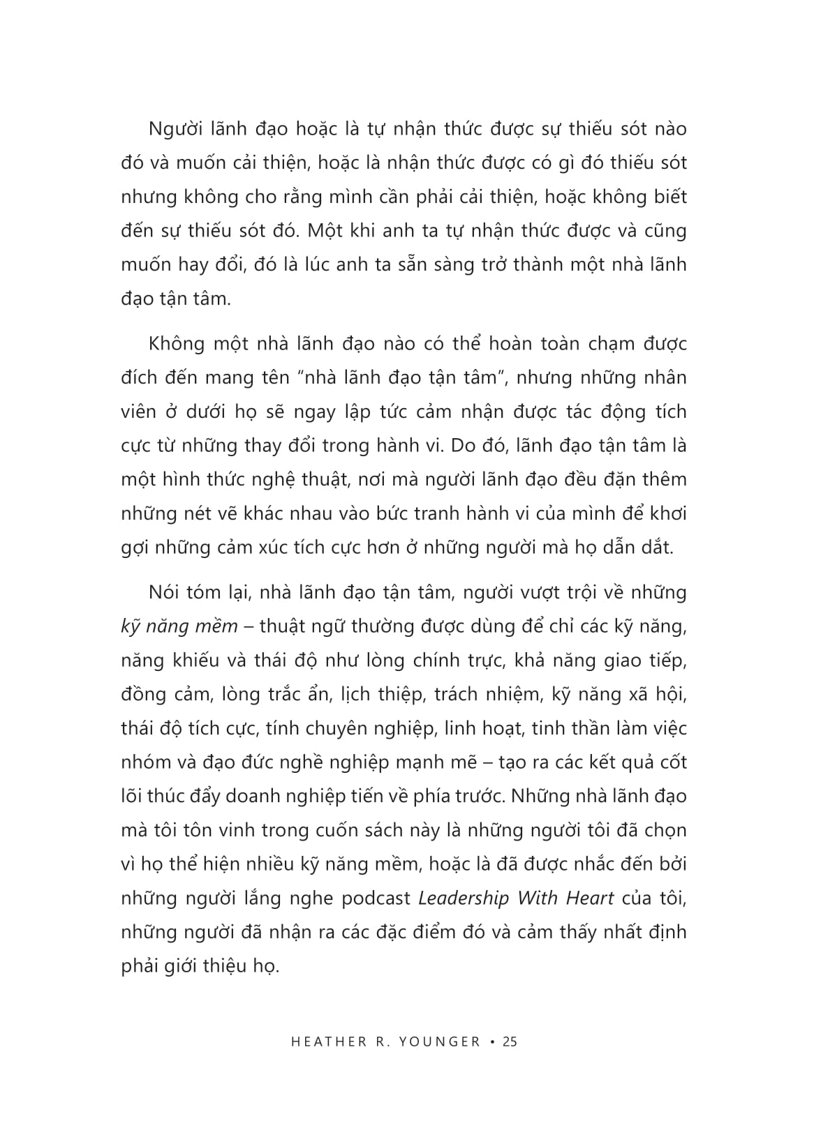 nghệ thuật lãnh đạo tận tâm