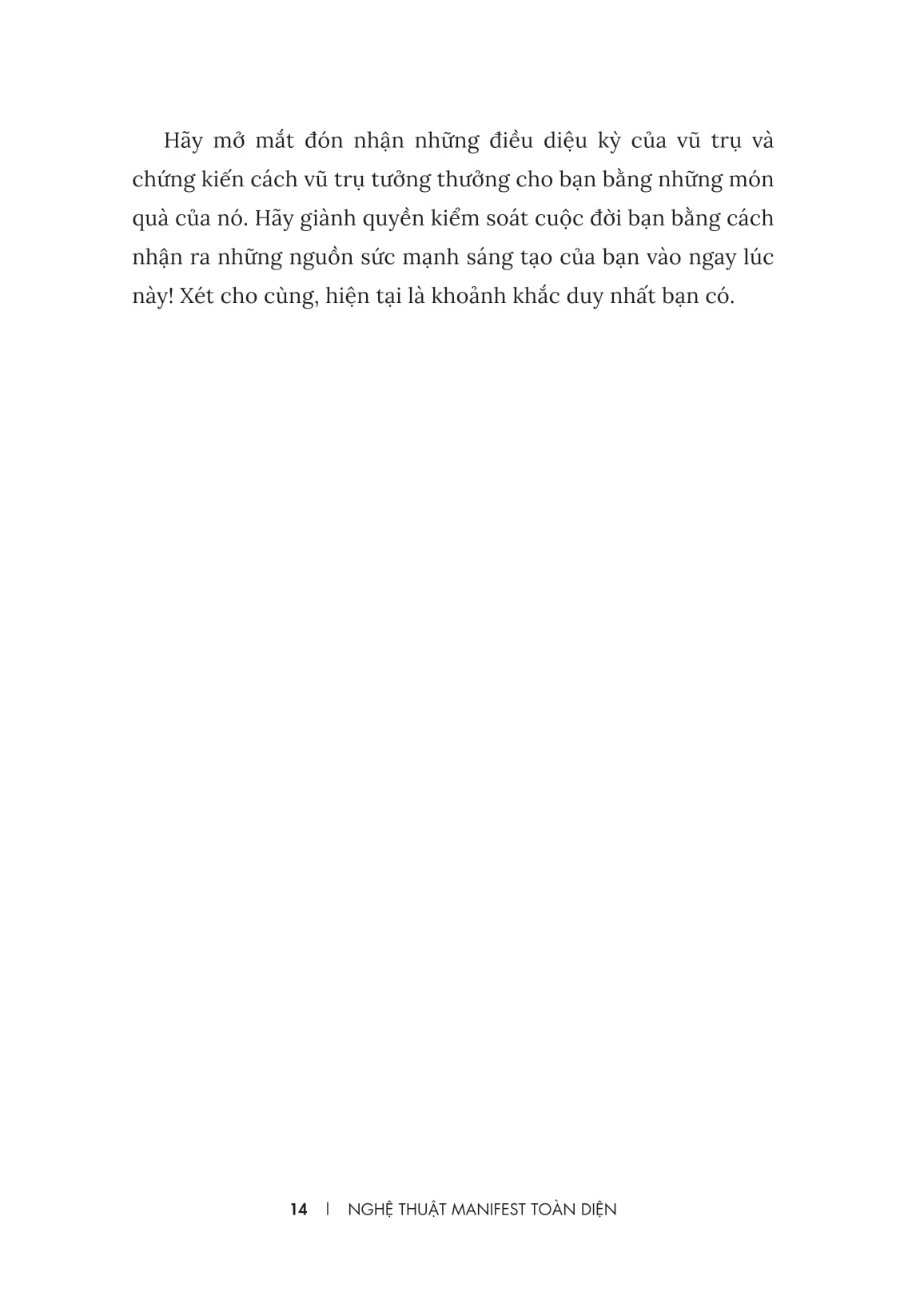 nghệ thuật manifest toàn diện - lộ trình thay đổi tư duy, năng lượng và tiềm thức để thu hút một cuộc sống lý tưởng