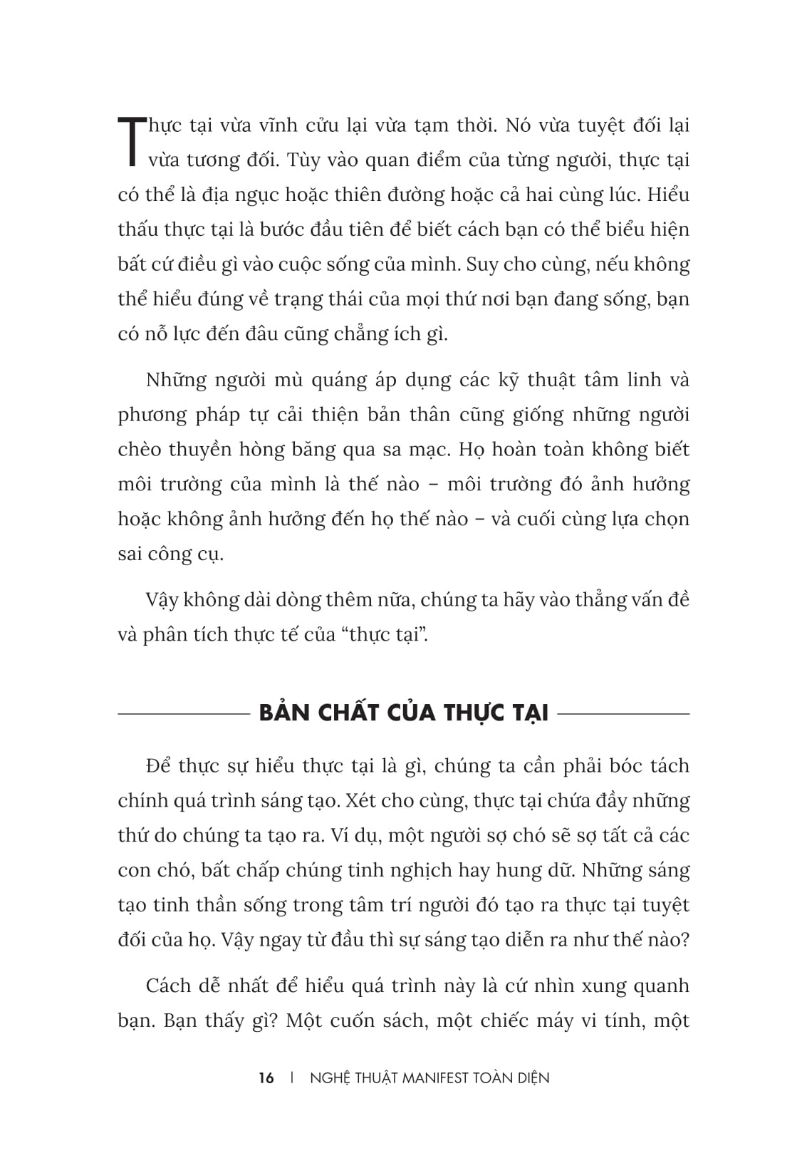 nghệ thuật manifest toàn diện - lộ trình thay đổi tư duy, năng lượng và tiềm thức để thu hút một cuộc sống lý tưởng