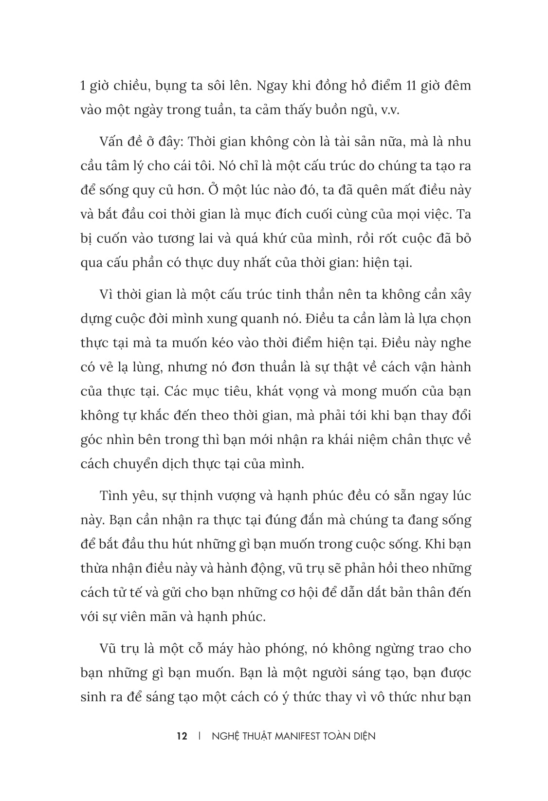 nghệ thuật manifest toàn diện - lộ trình thay đổi tư duy, năng lượng và tiềm thức để thu hút một cuộc sống lý tưởng
