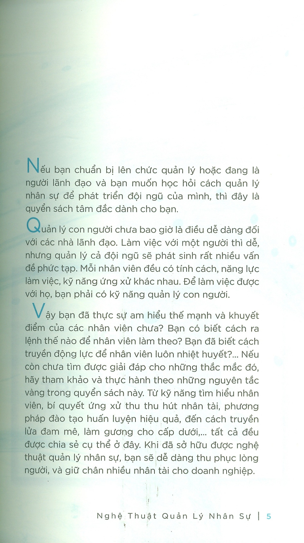 nghệ thuật quản lý nhân sự (tái bản 2024)