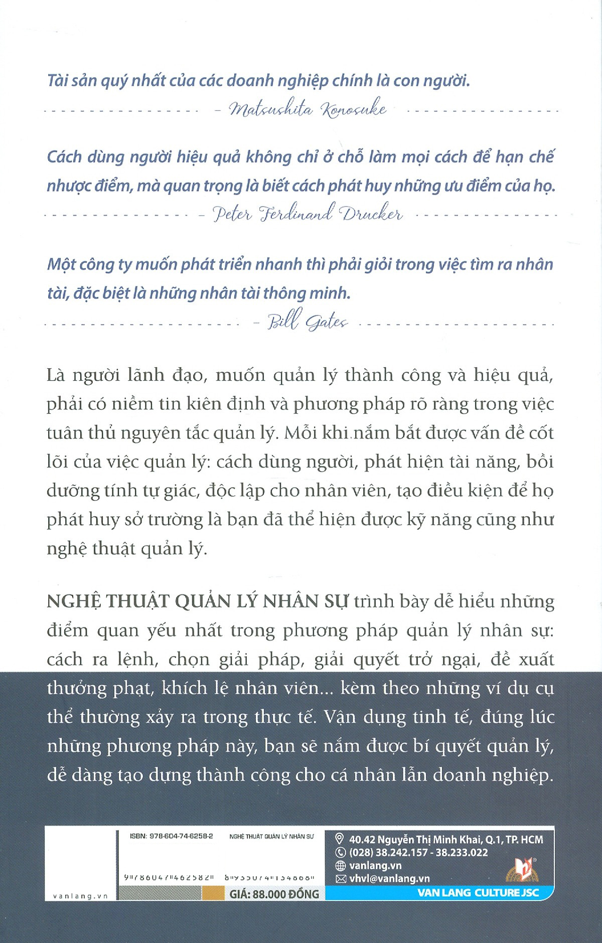 nghệ thuật quản lý nhân sự (tái bản 2024)