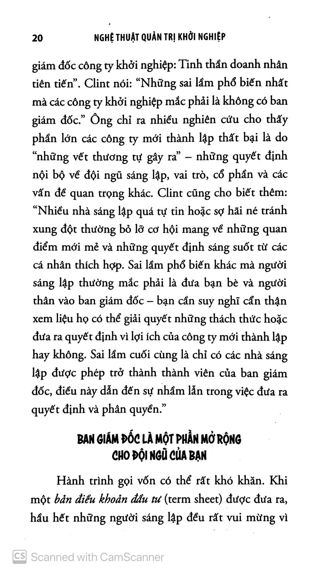 nghệ thuật quản trị khởi nghiệp