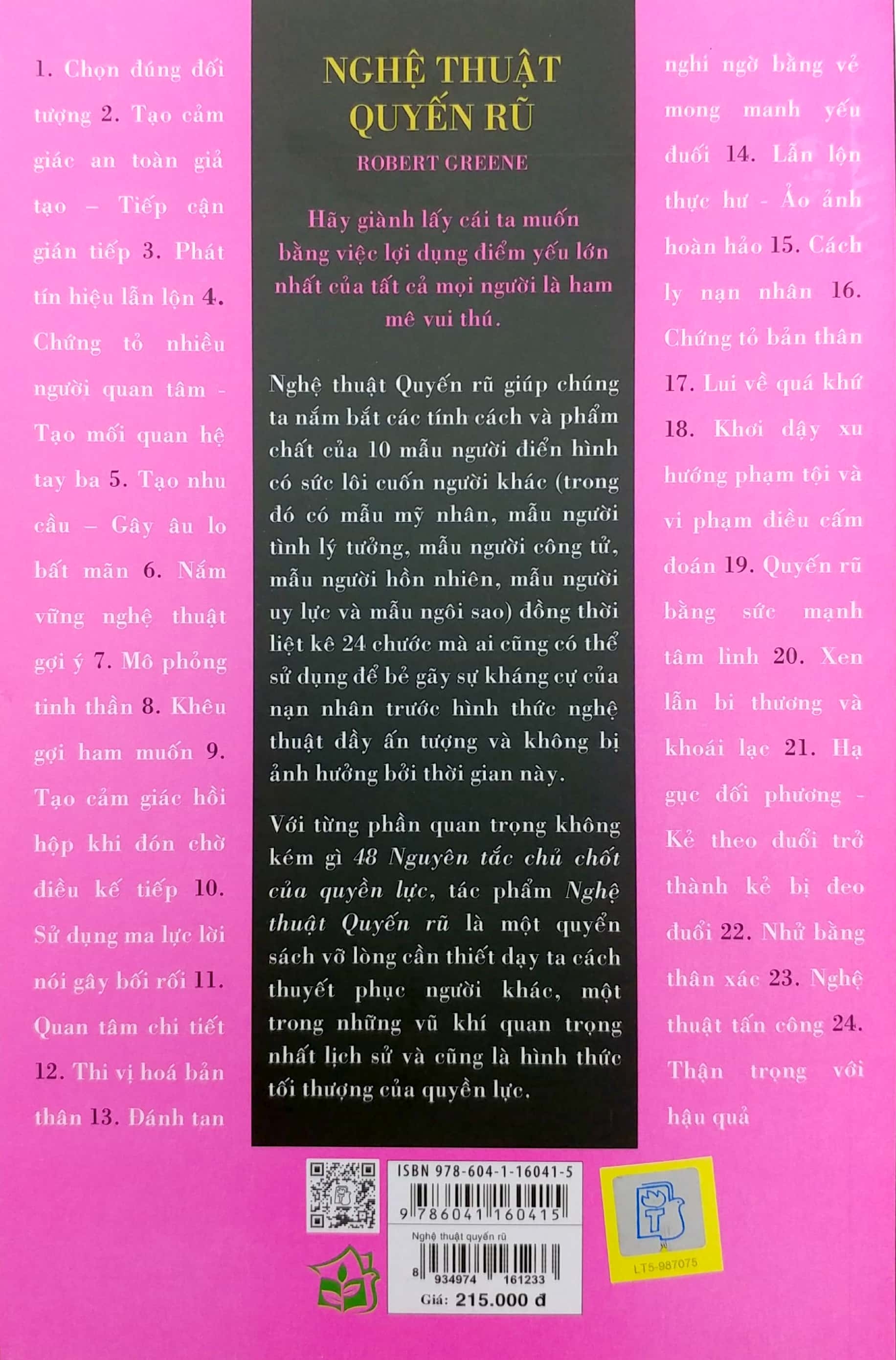 nghệ thuật quyến rũ (tái bản 2019)