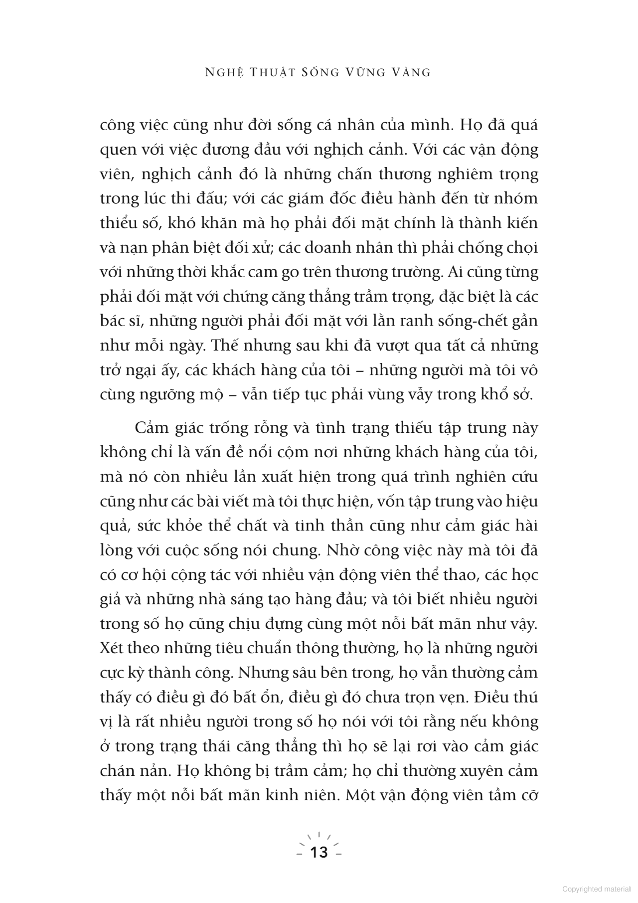 nghệ thuật sống vững vàng