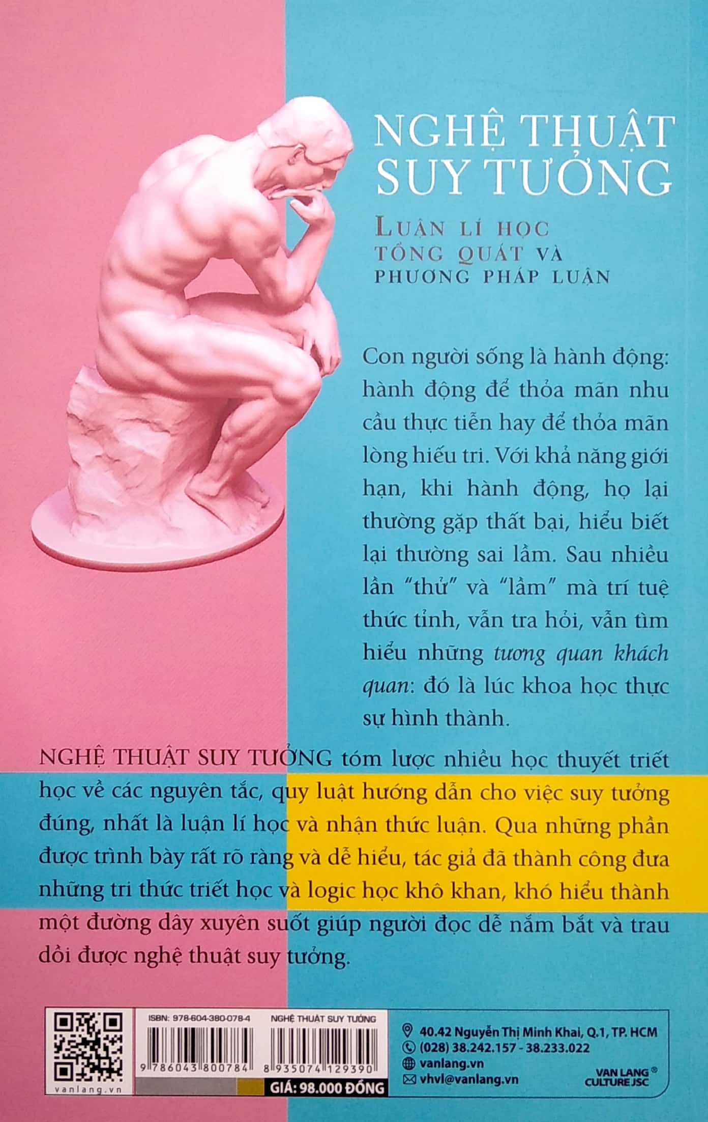 nghệ thuật suy tưởng - luận lí học tổng quát và phương pháp luận