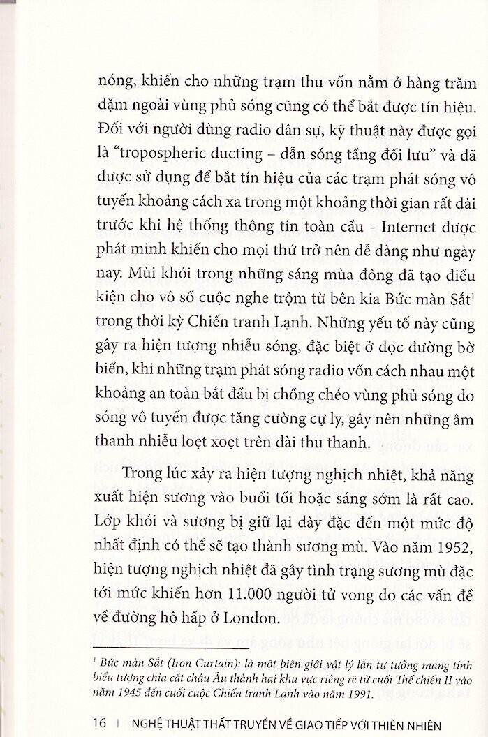 nghệ thuật thất truyền về giao tiếp với thiên nhiên