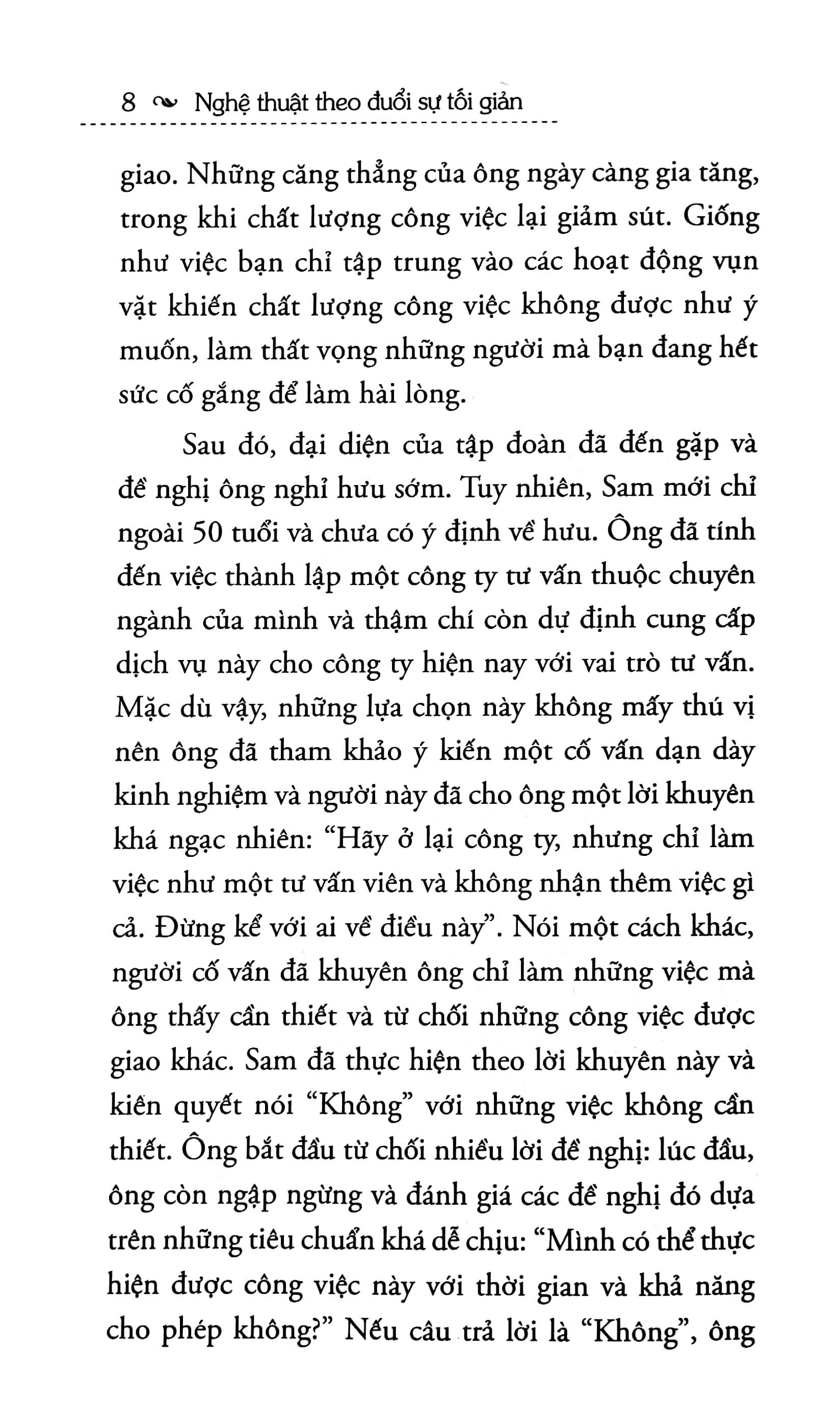 nghệ thuật theo đuổi sự tối giản (tái bản 2023)