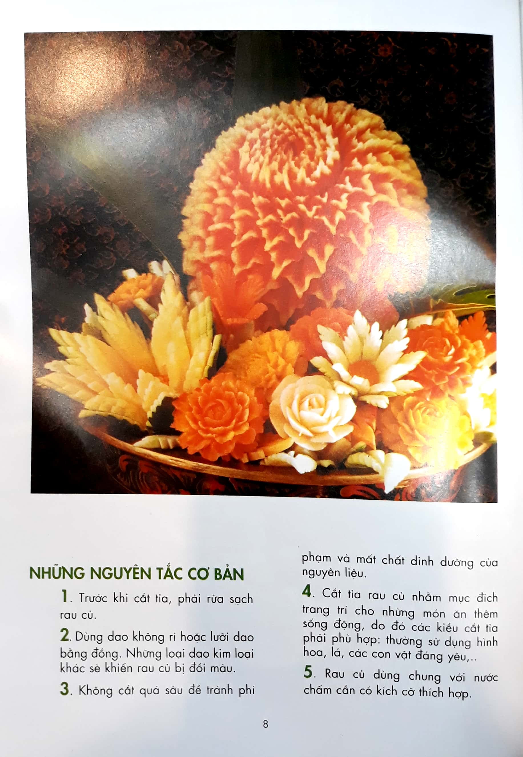 nghệ thuật trang trí & cắt tỉa rau củ