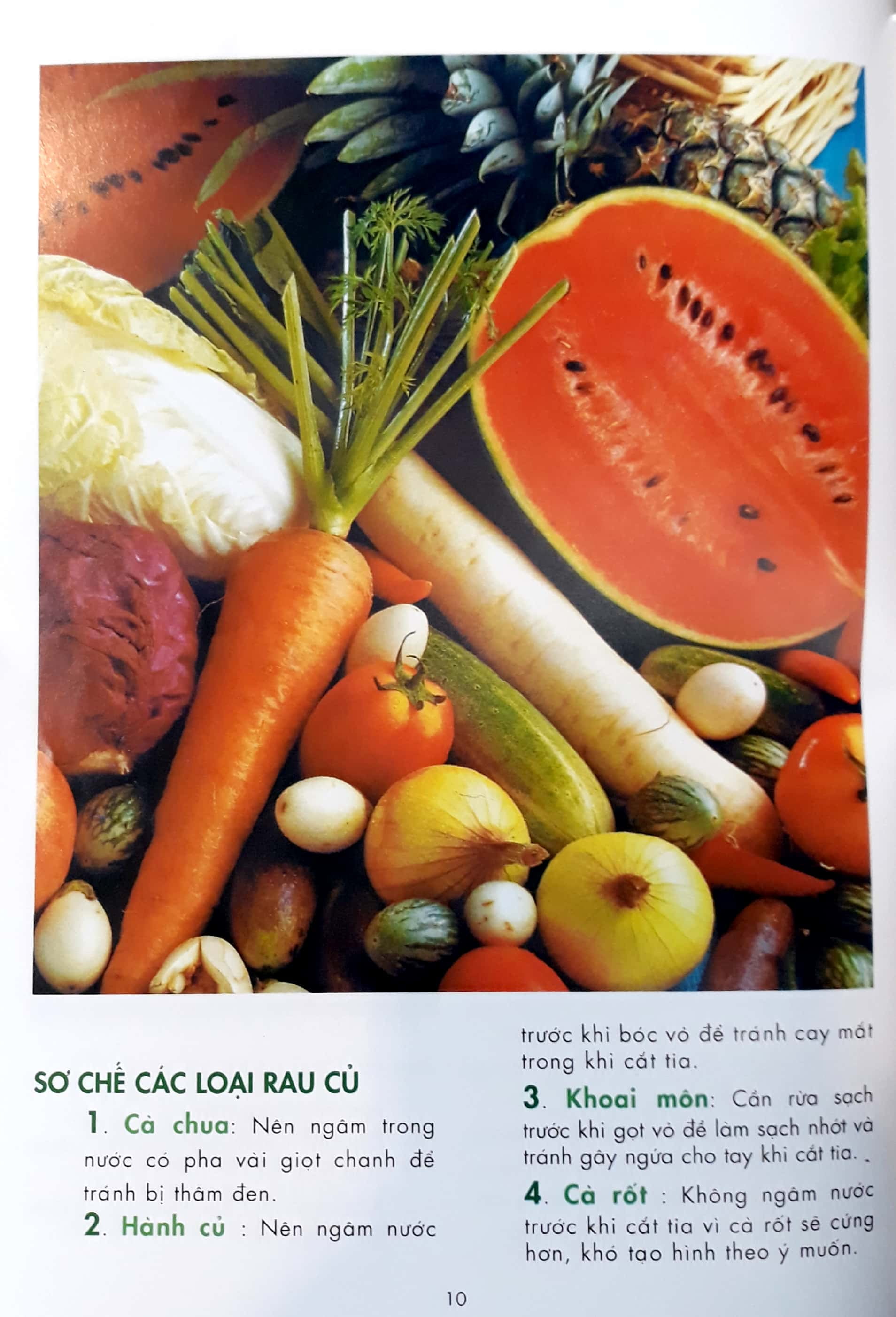 nghệ thuật trang trí & cắt tỉa rau củ