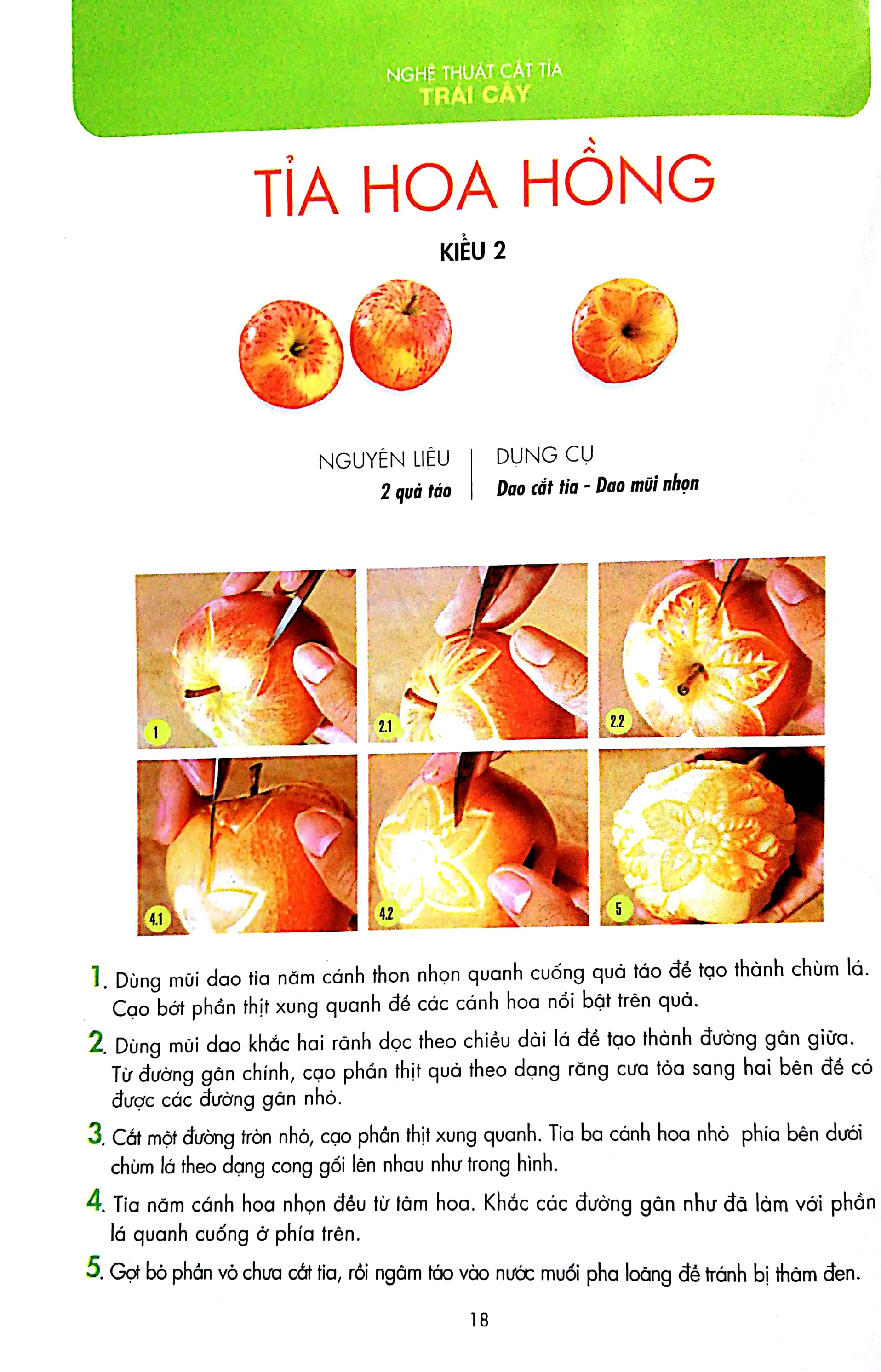 nghệ thuật trang trí & cắt tỉa trái cây