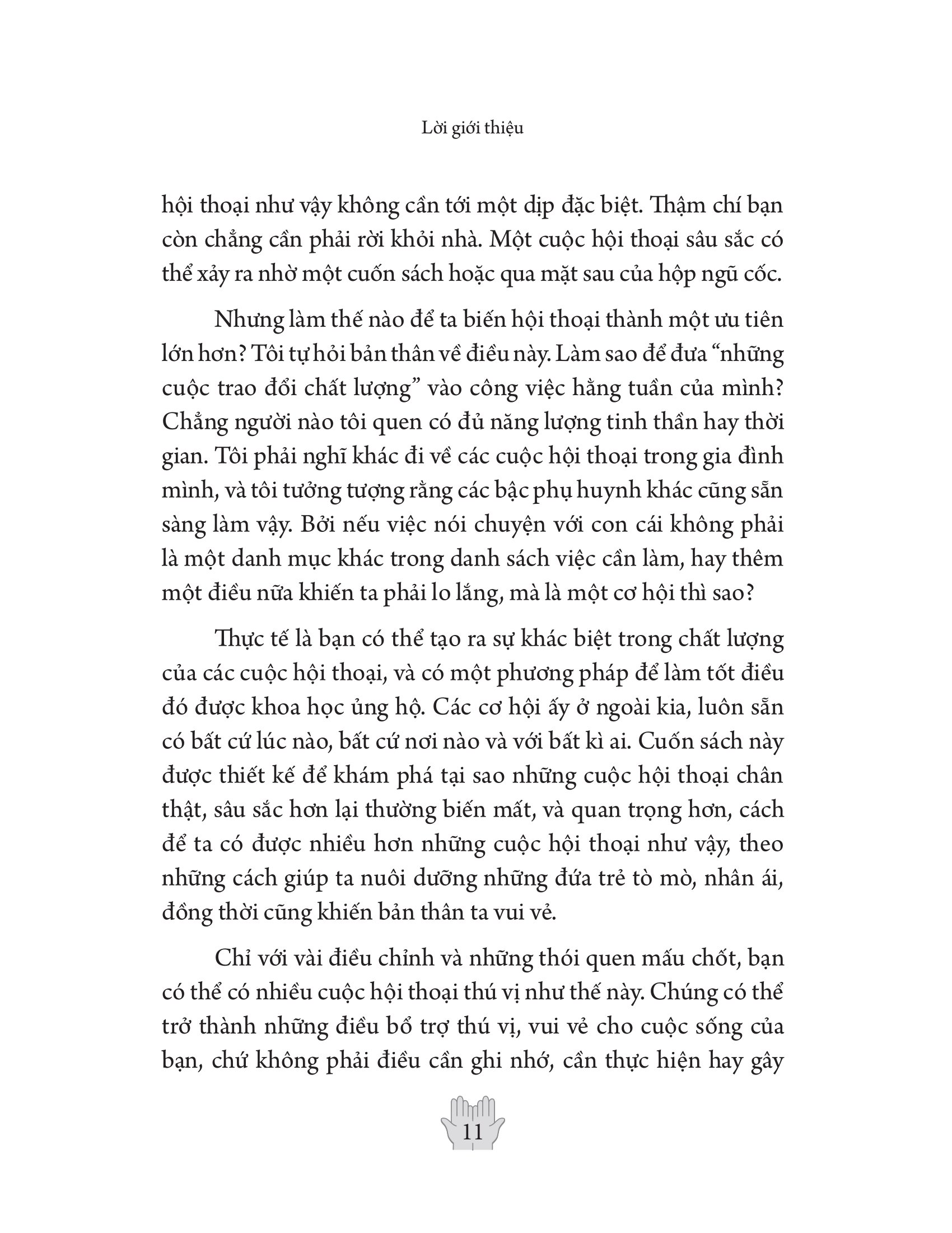 nghệ thuật trò chuyện cùng trẻ