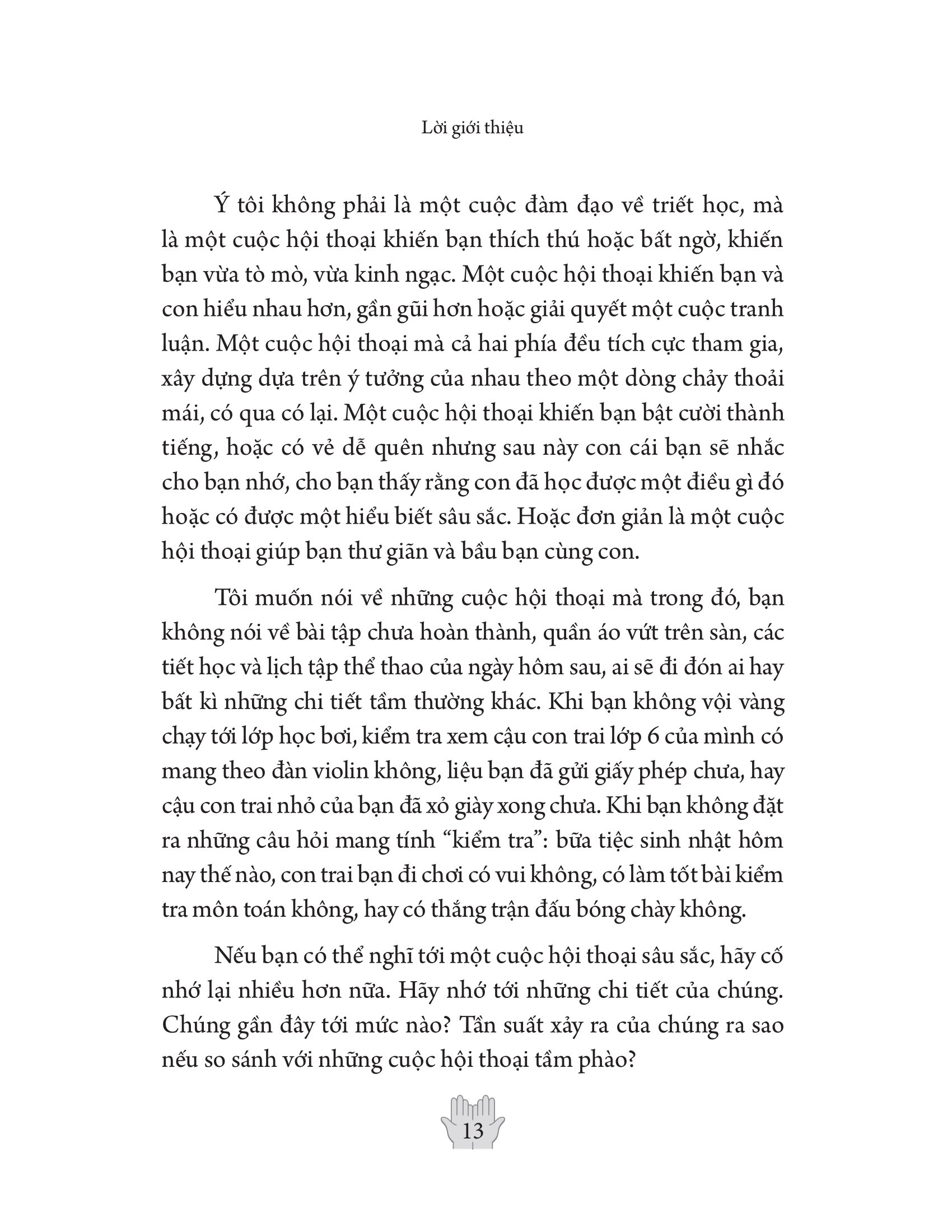 nghệ thuật trò chuyện cùng trẻ