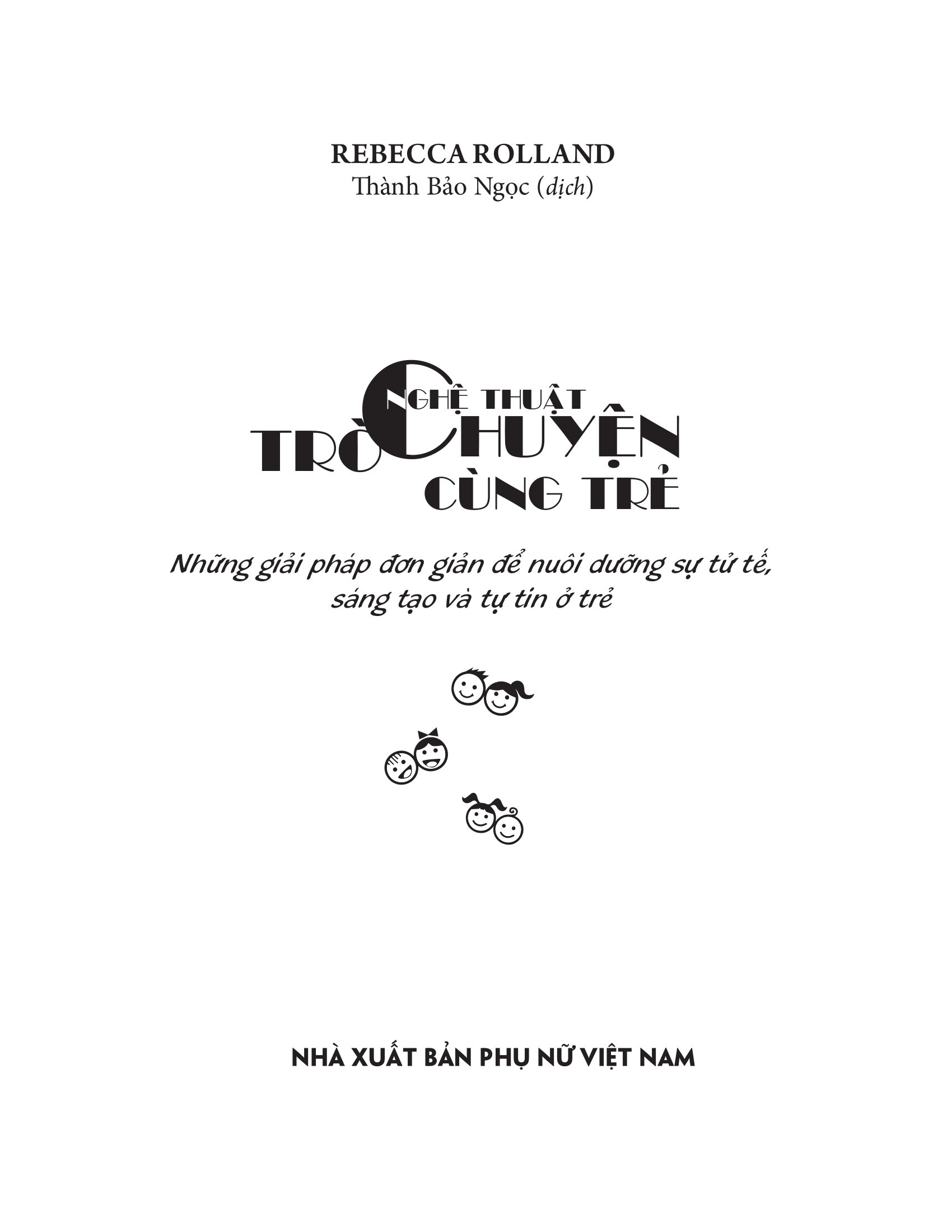 nghệ thuật trò chuyện cùng trẻ