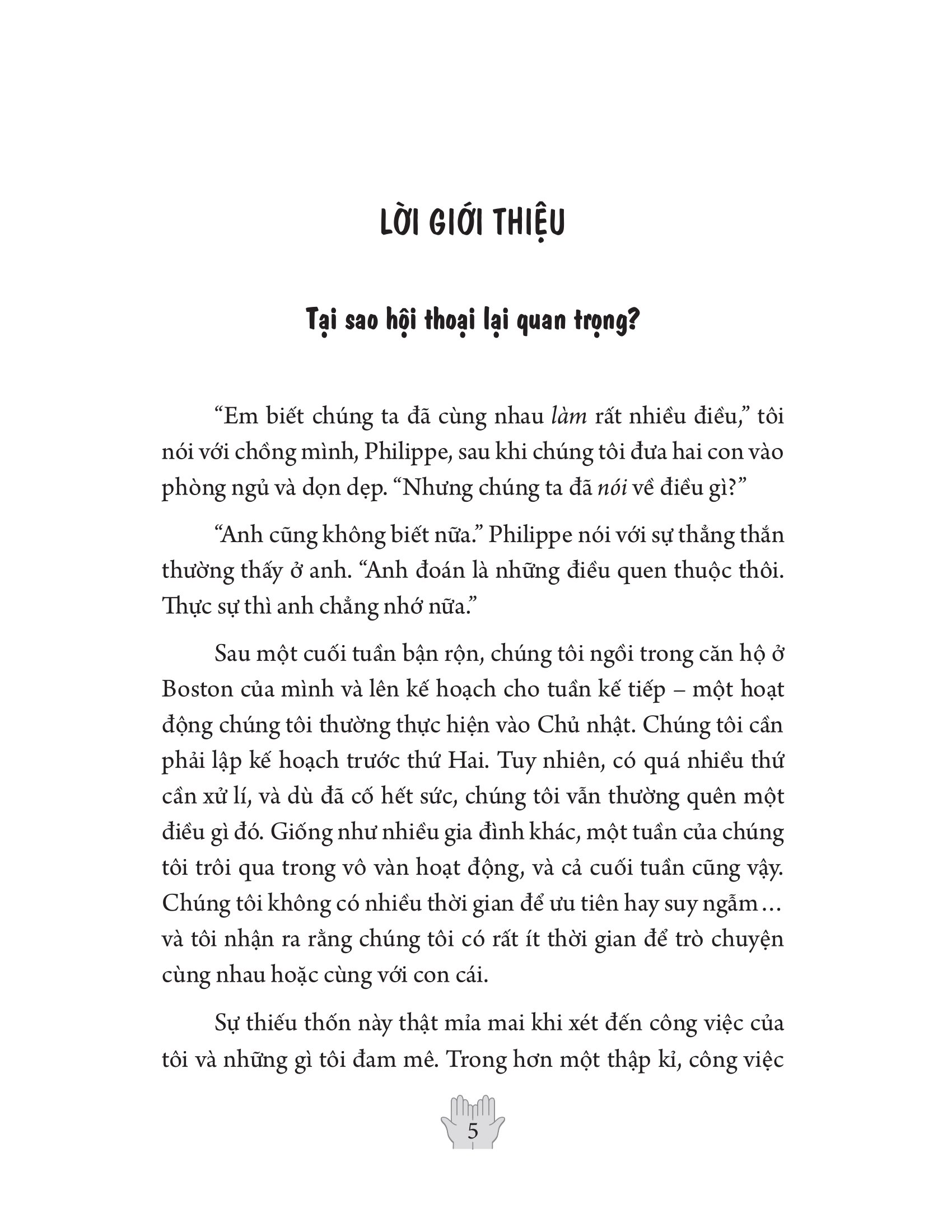 nghệ thuật trò chuyện cùng trẻ