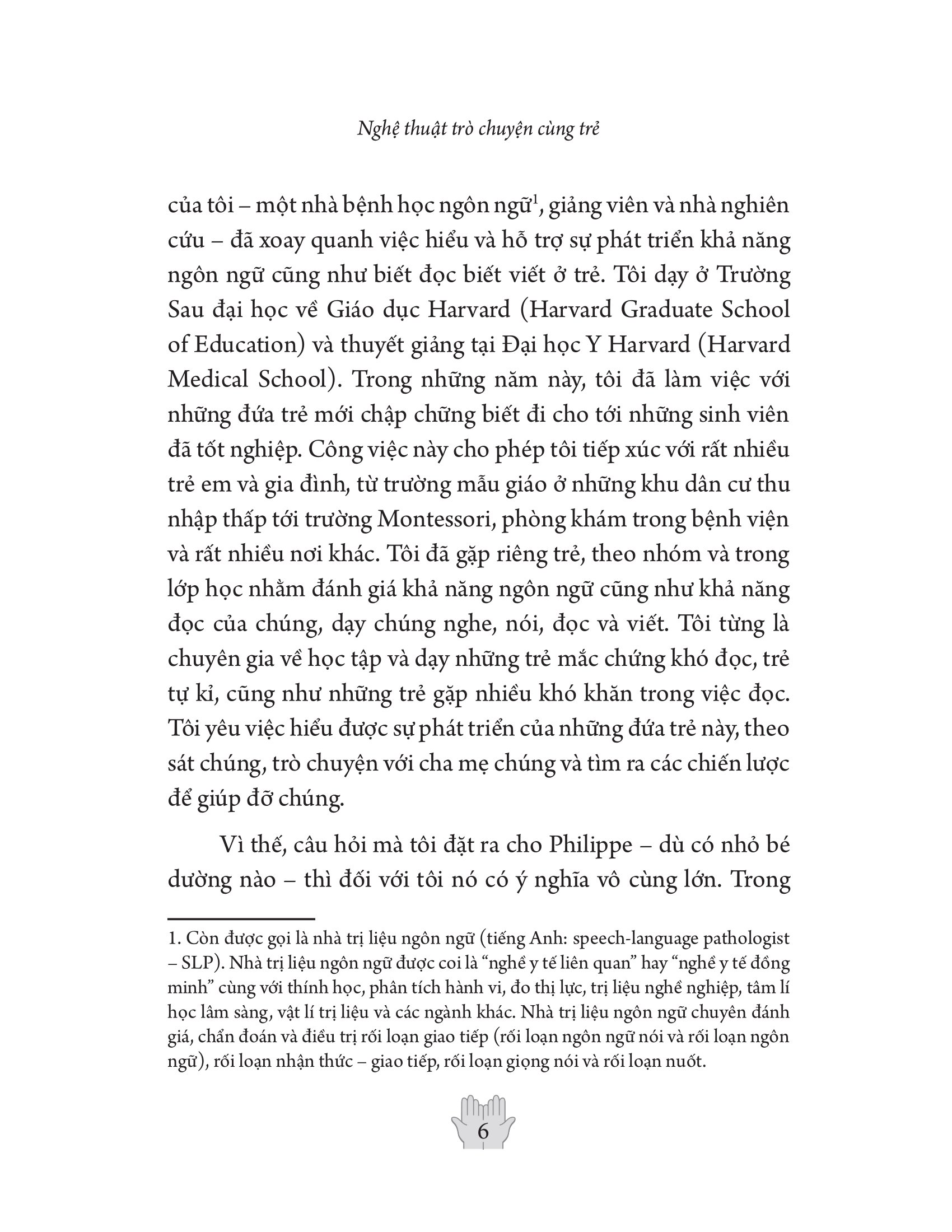 nghệ thuật trò chuyện cùng trẻ