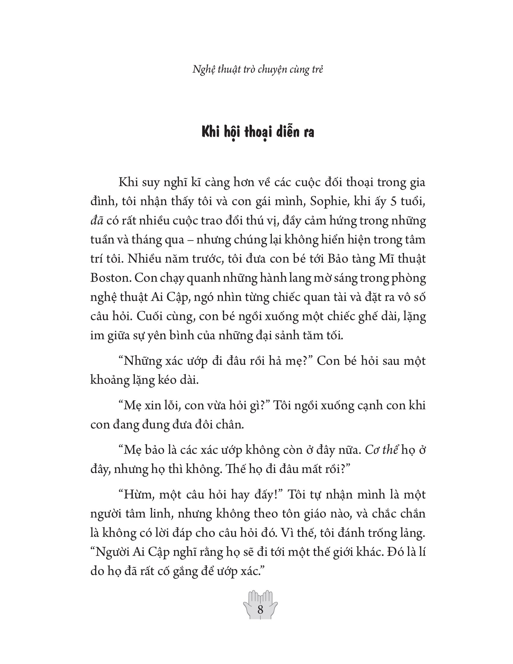 nghệ thuật trò chuyện cùng trẻ