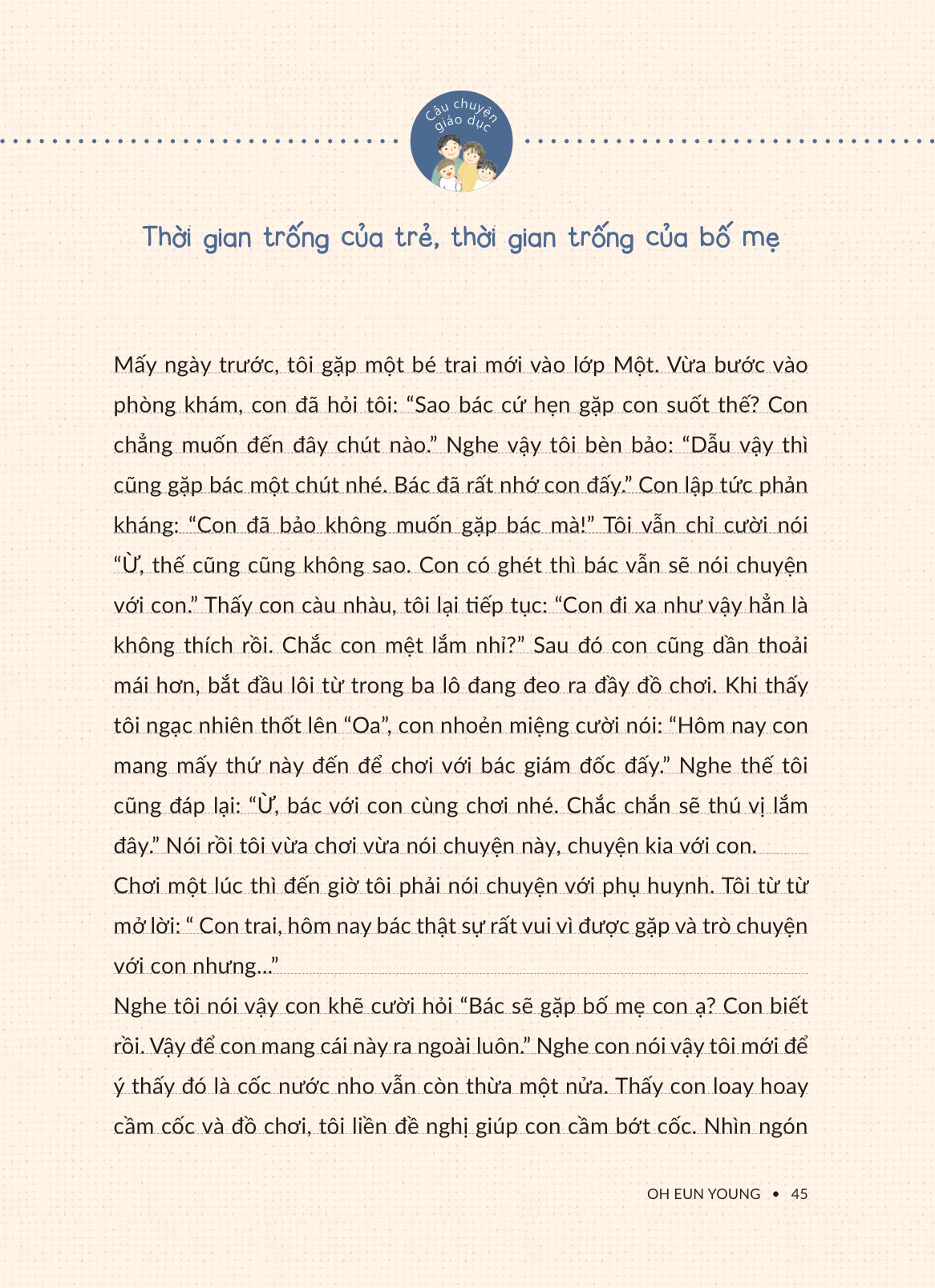 nghệ thuật trò chuyện và lắng nghe con trẻ - con ơi, con à