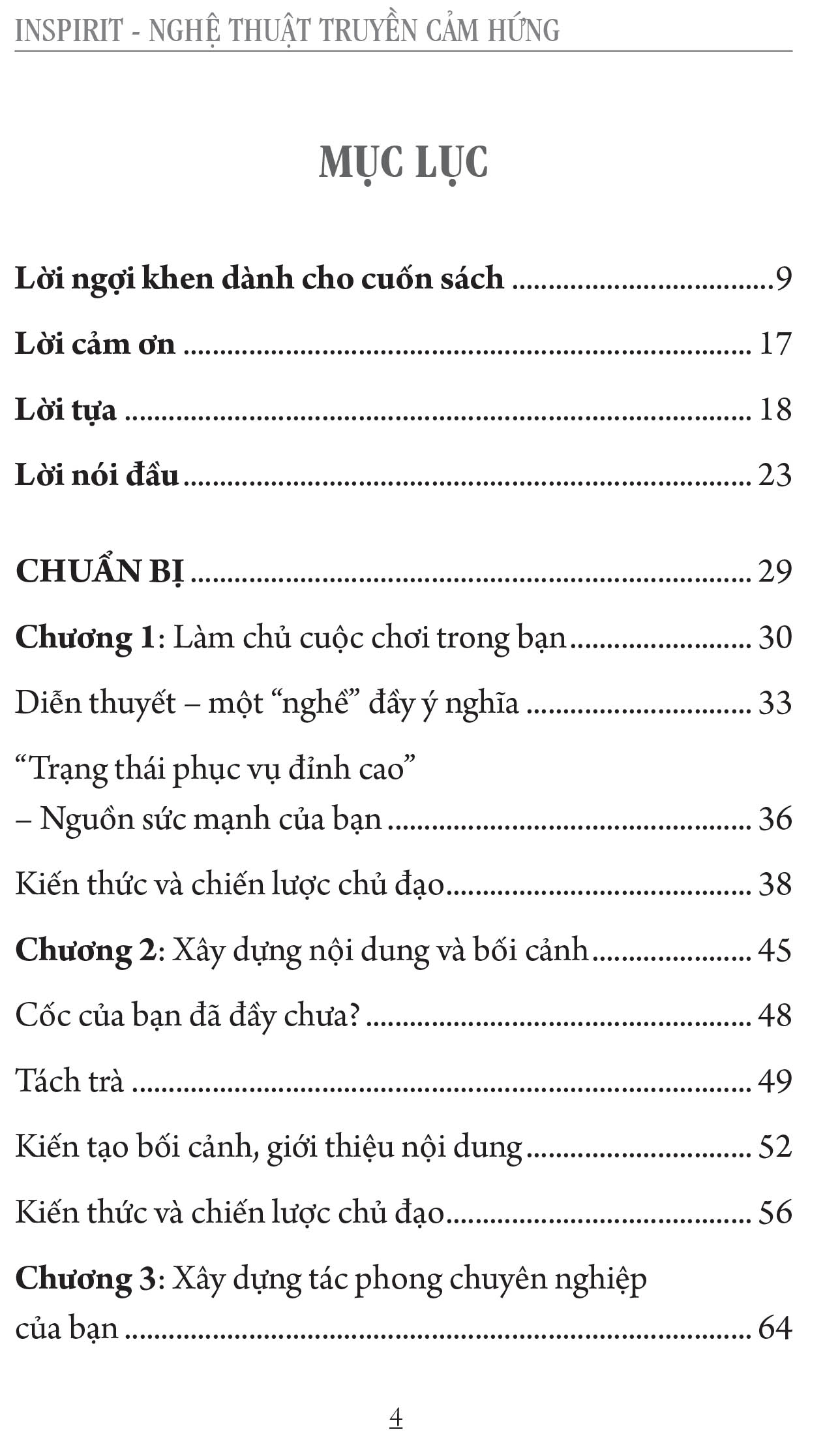 nghệ thuật truyền cảm hứng