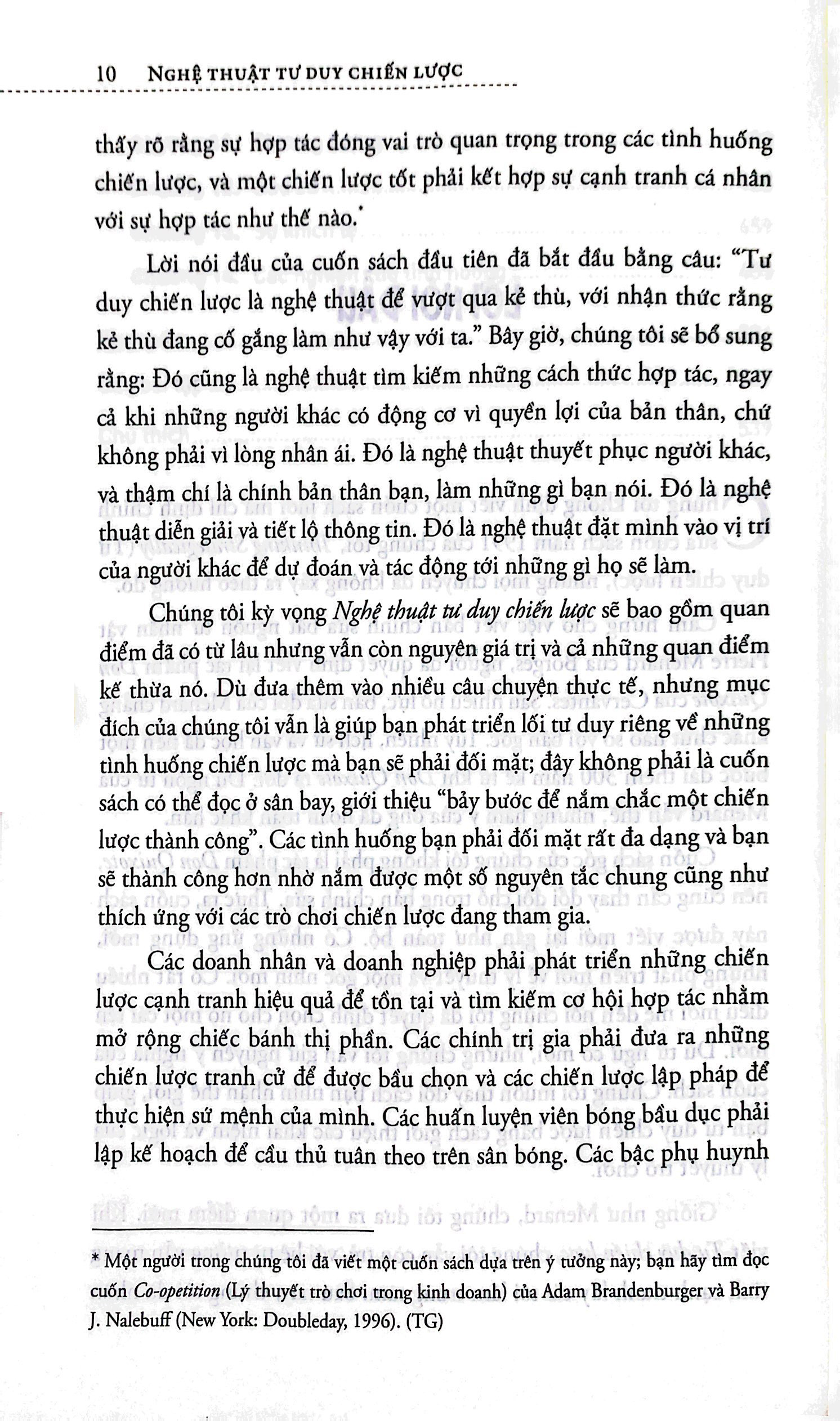 nghệ thuật tư duy chiến lược