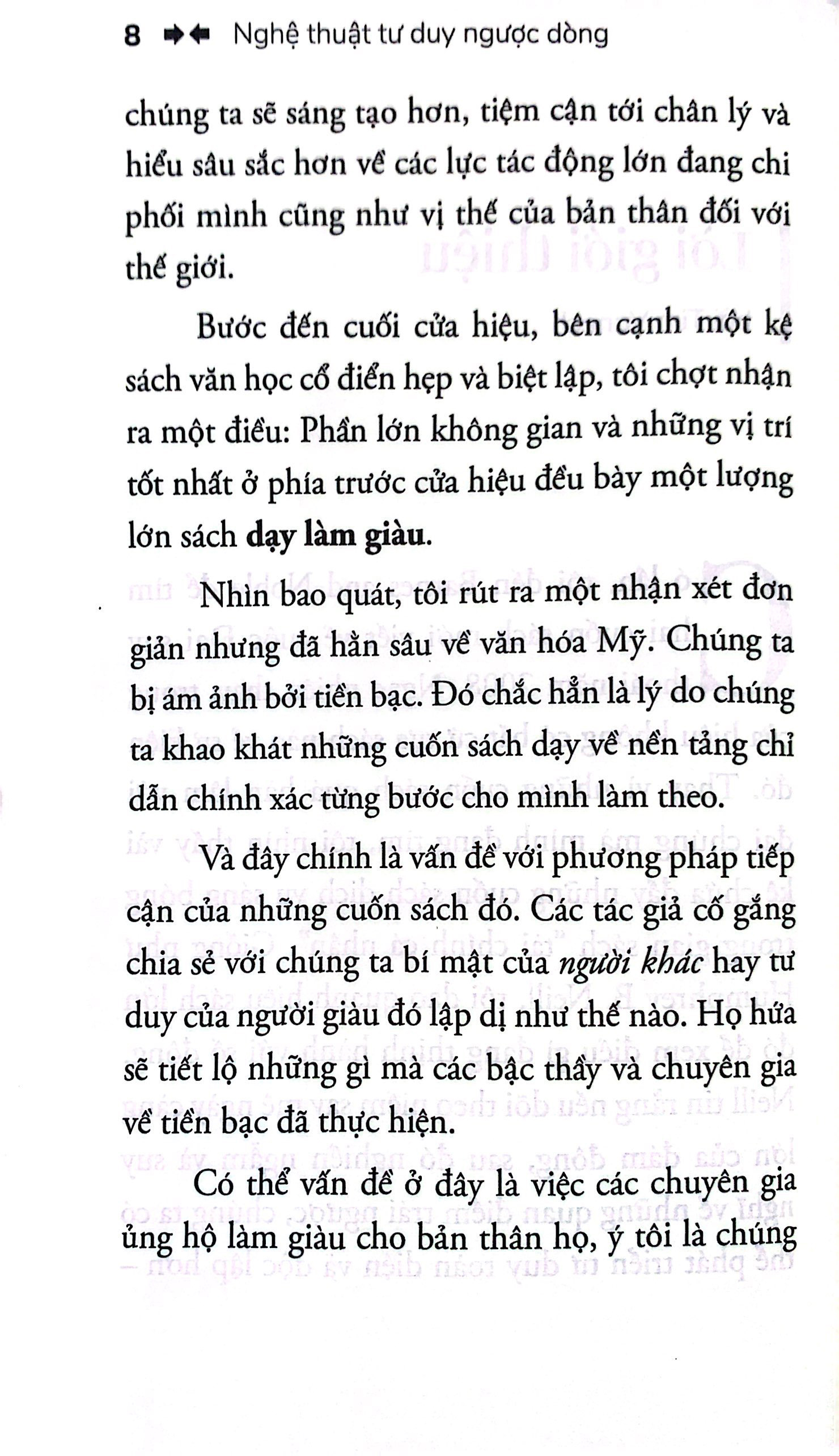 nghệ thuật tư duy ngược dòng