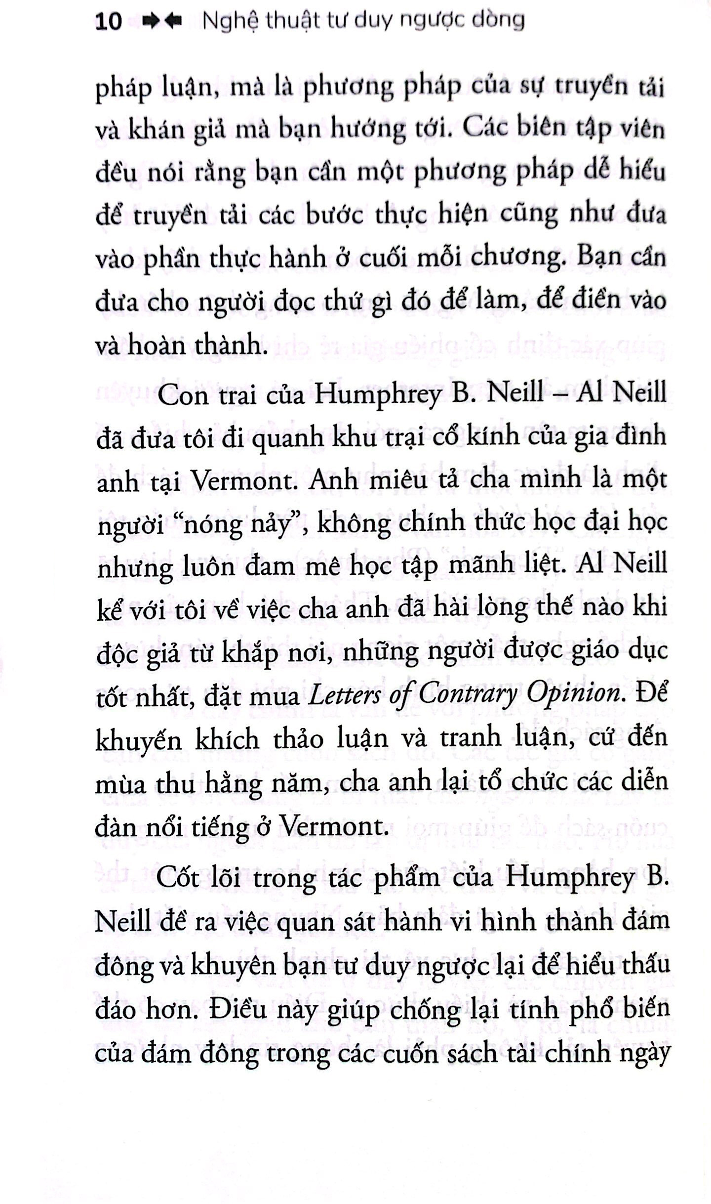 nghệ thuật tư duy ngược dòng