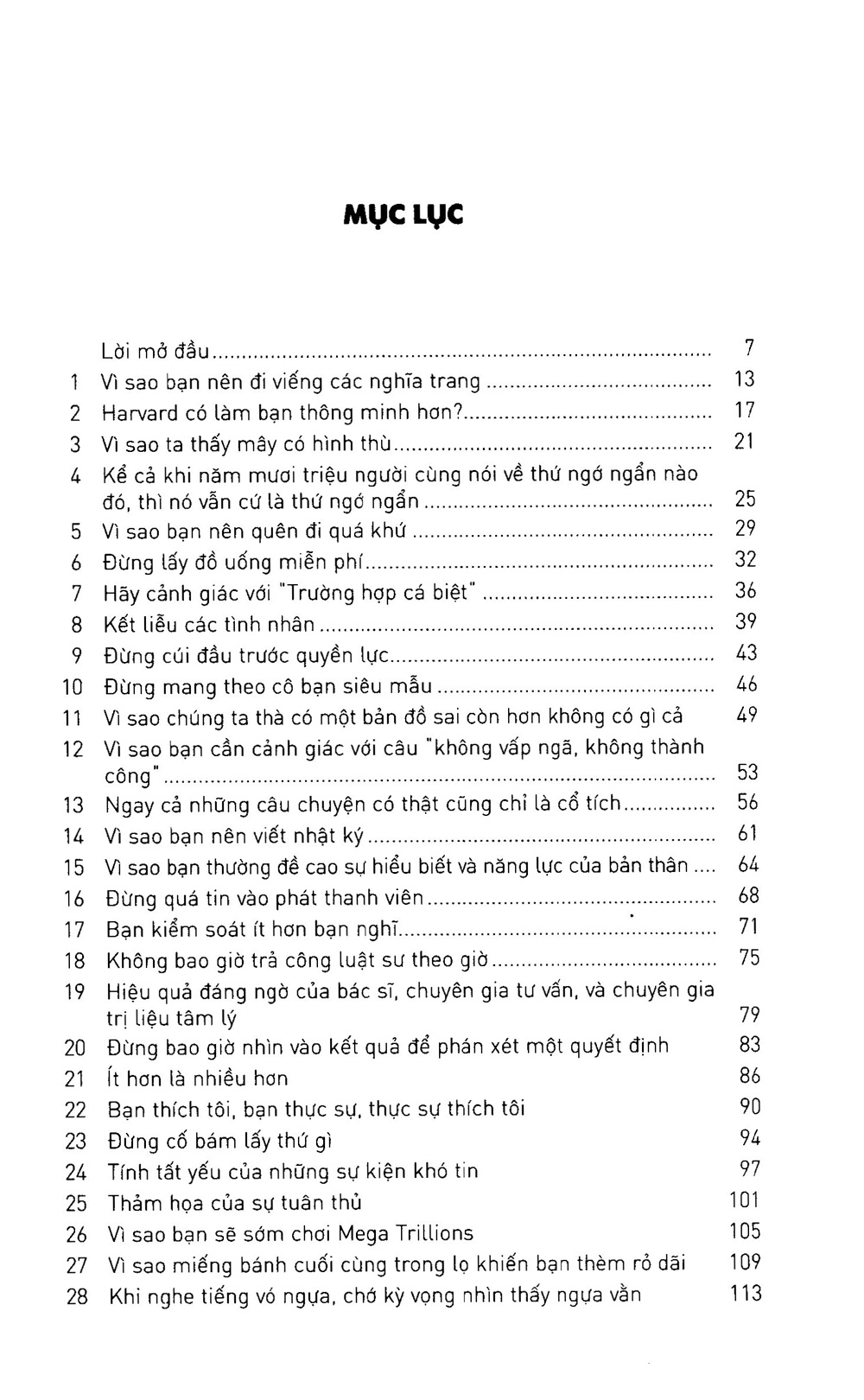 nghệ thuật tư duy rành mạch