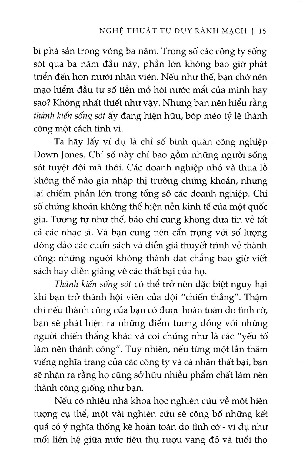 nghệ thuật tư duy rành mạch