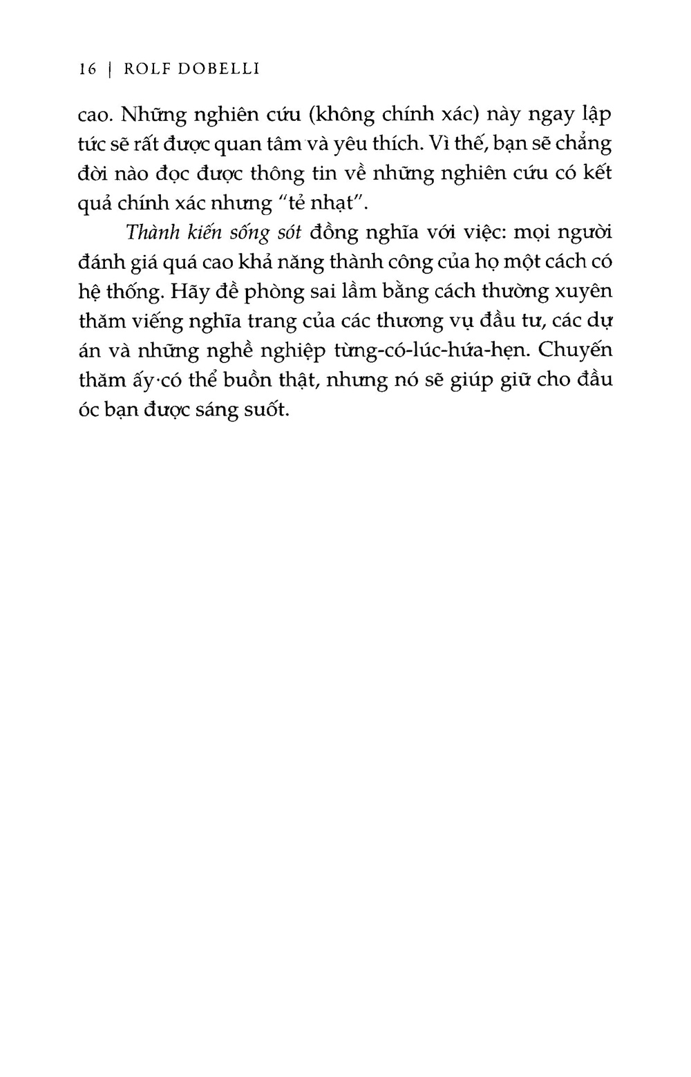 nghệ thuật tư duy rành mạch