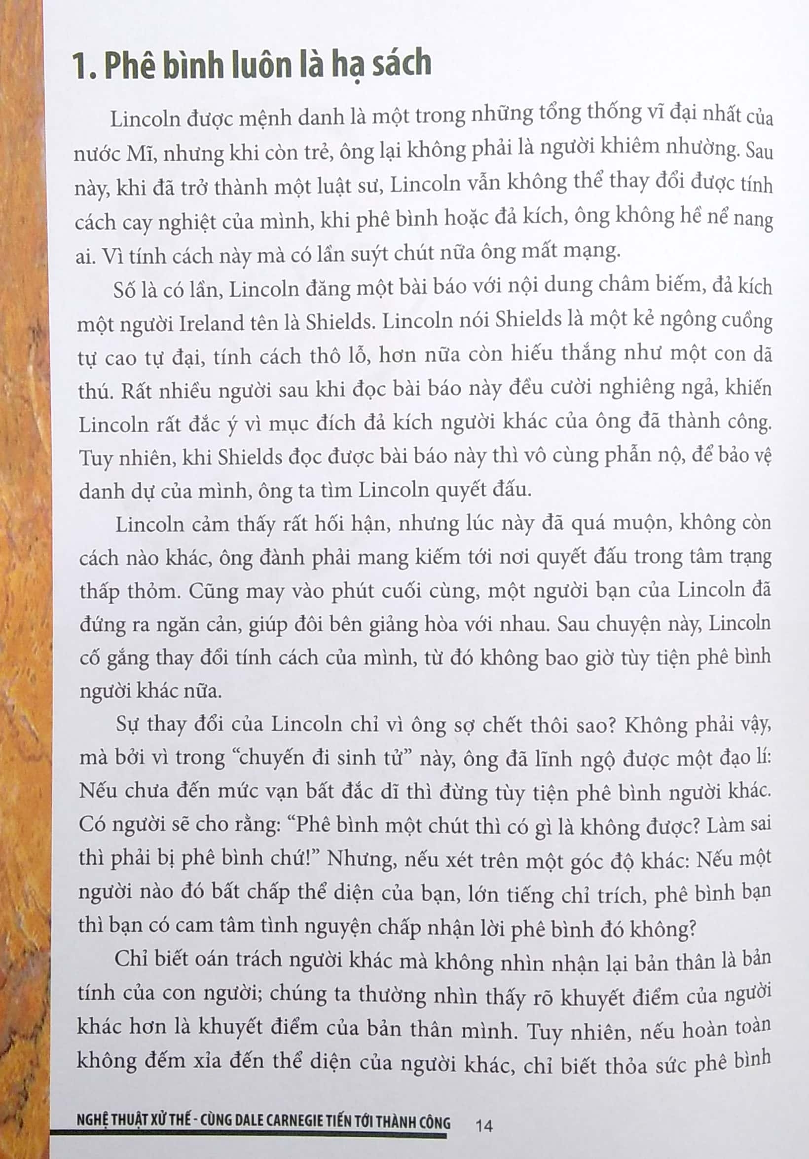 nghệ thuật xử thế - cùng dale carnegie tiến tới thành công
