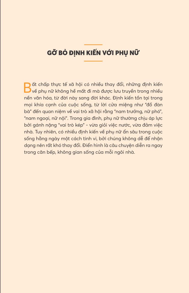 nghĩ bình đẳng, sống bình đẳng