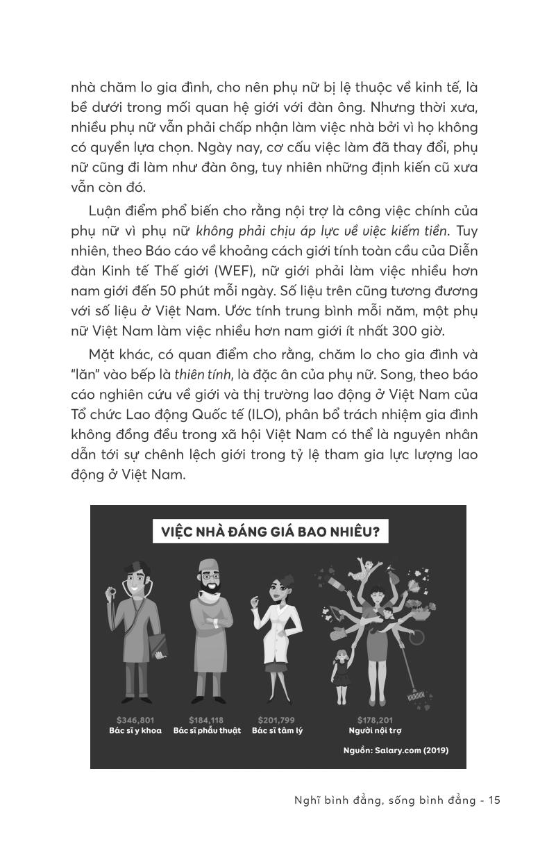 nghĩ bình đẳng, sống bình đẳng