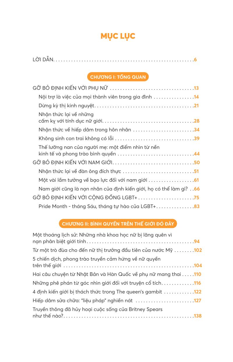 nghĩ bình đẳng, sống bình đẳng