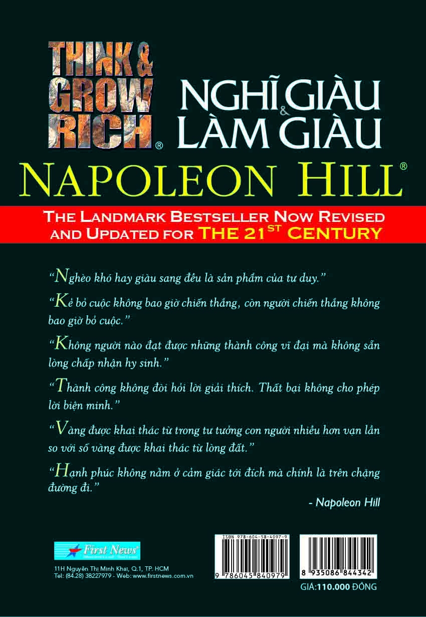nghĩ giàu & làm giàu (tái bản 2020)