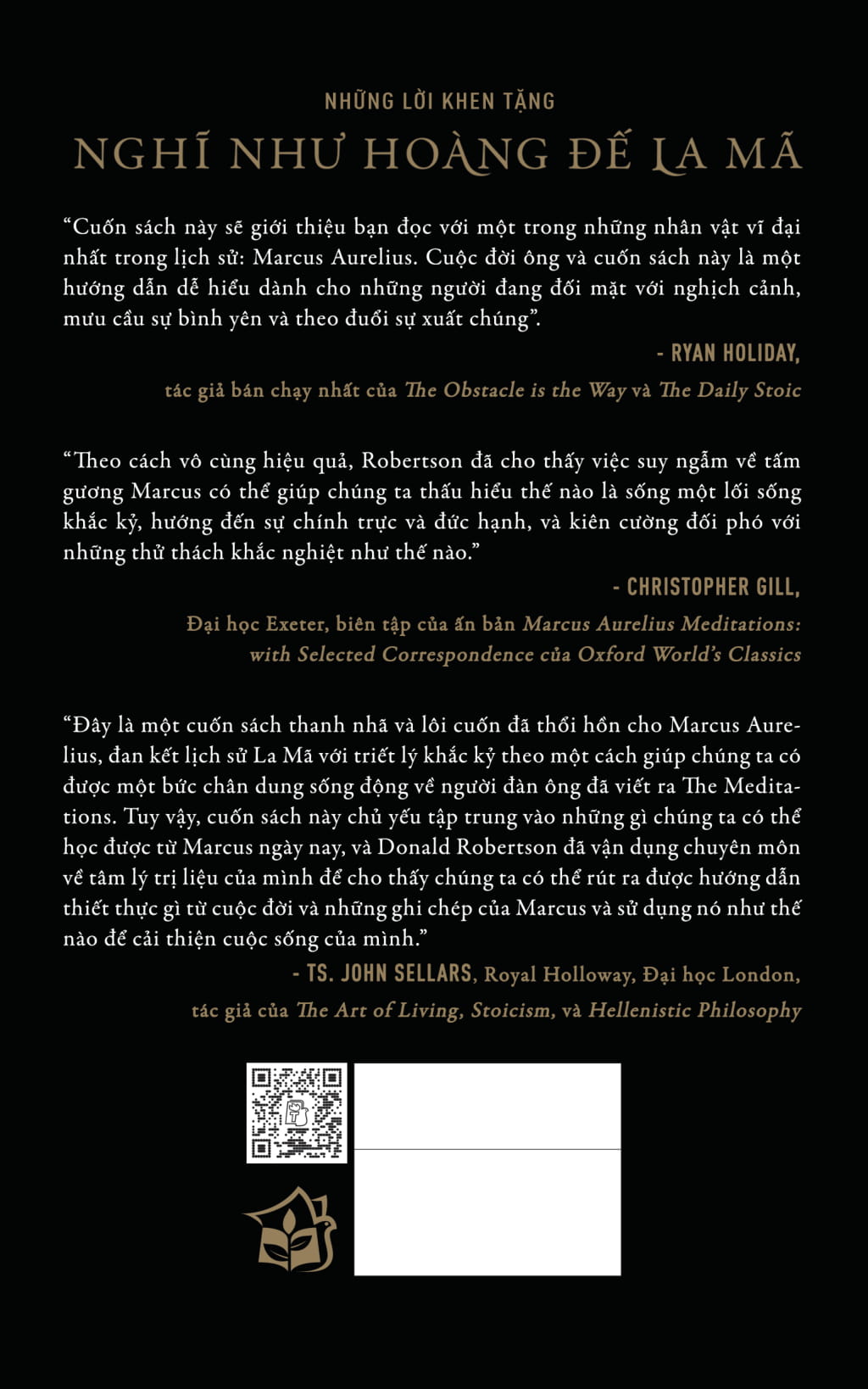 nghĩ như hoàng đế la mã: triết lý khắc kỷ của marcus aurelius