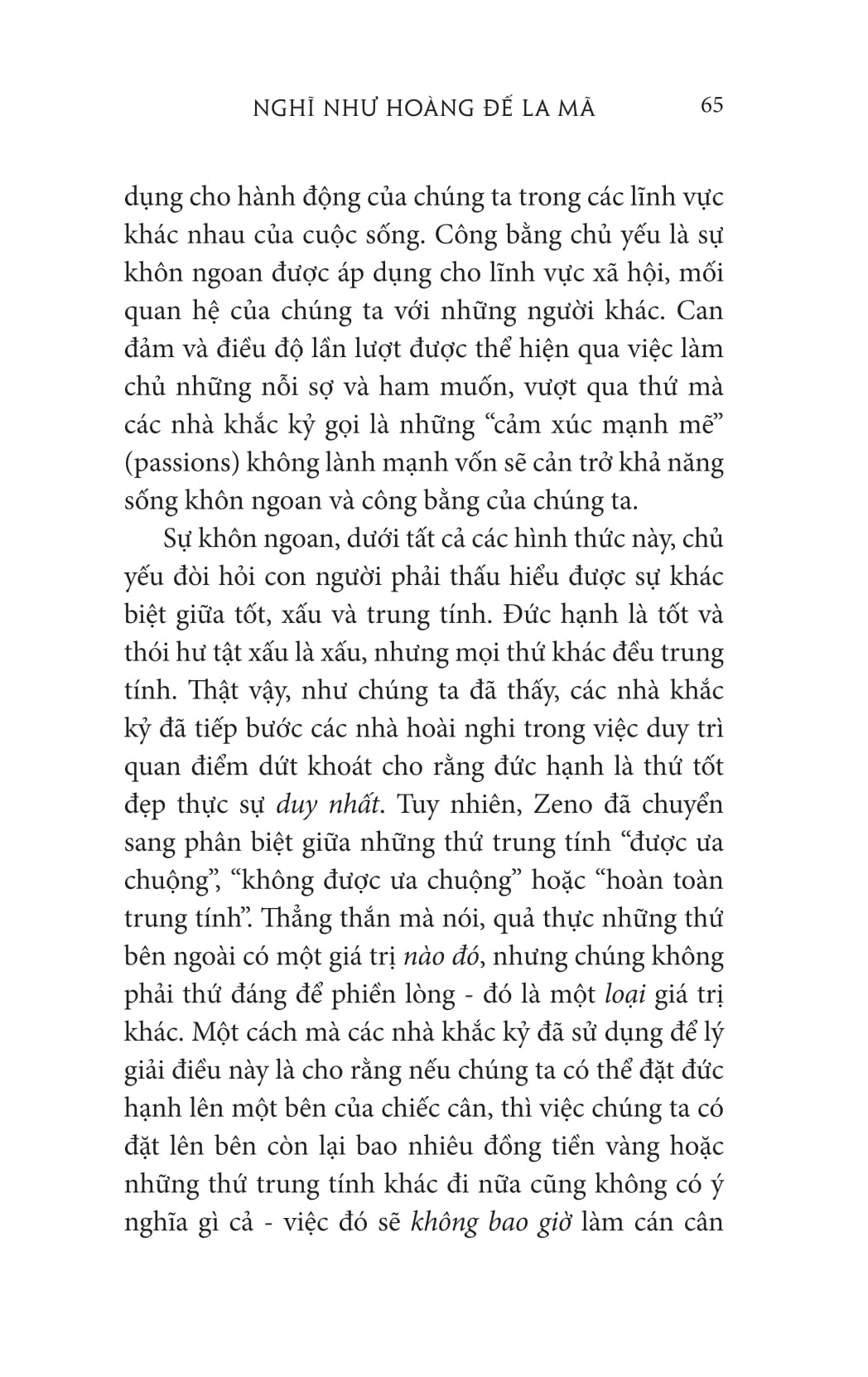 nghĩ như hoàng đế la mã: triết lý khắc kỷ của marcus aurelius