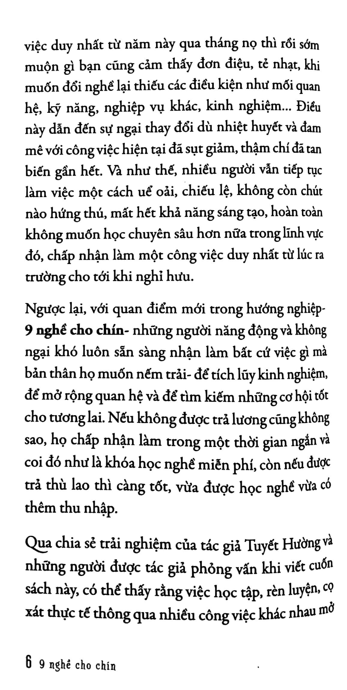 nghĩ thử làm thật - 9 nghề cho chín
