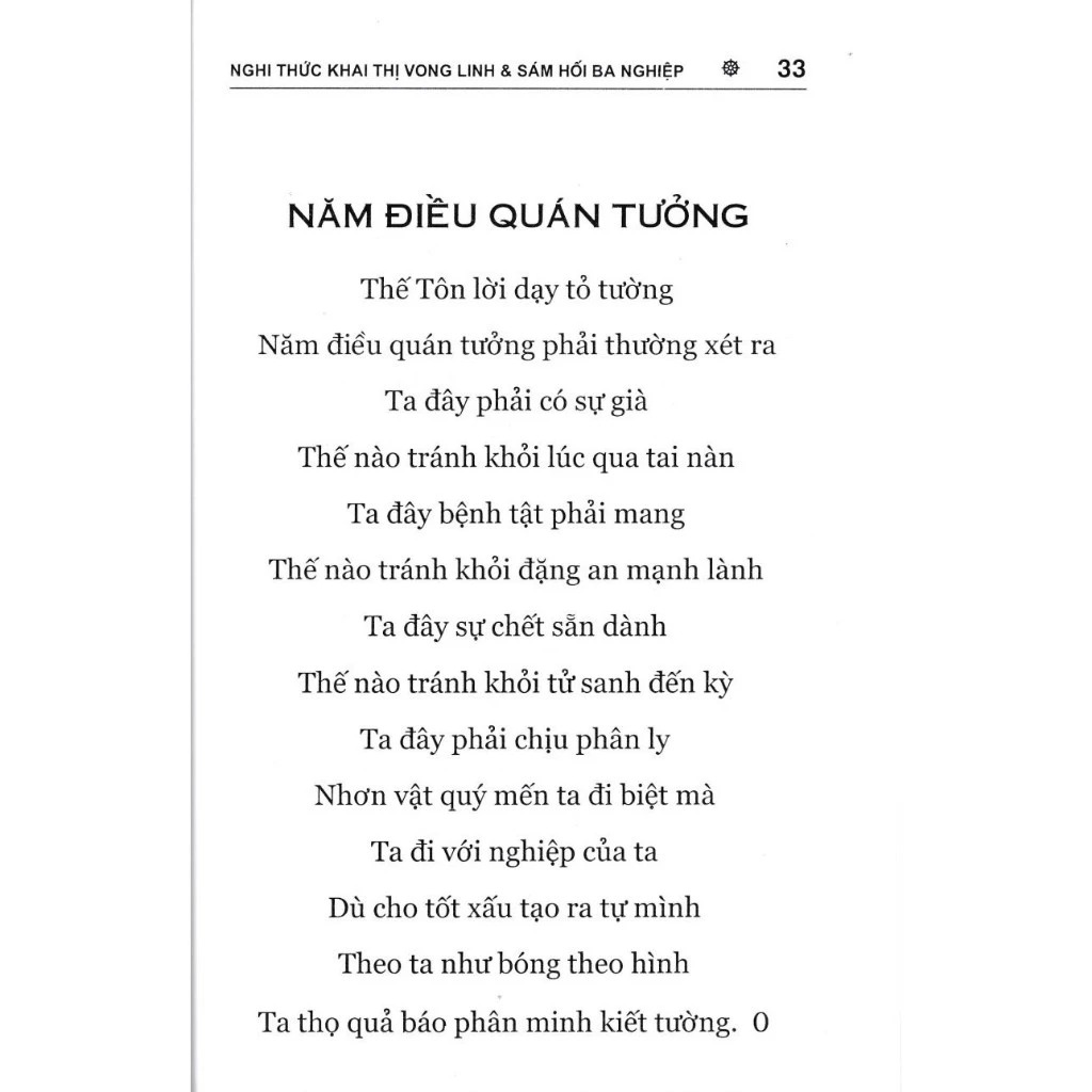 nghi thức khai thị vong linh và sám hối ba nghiệp