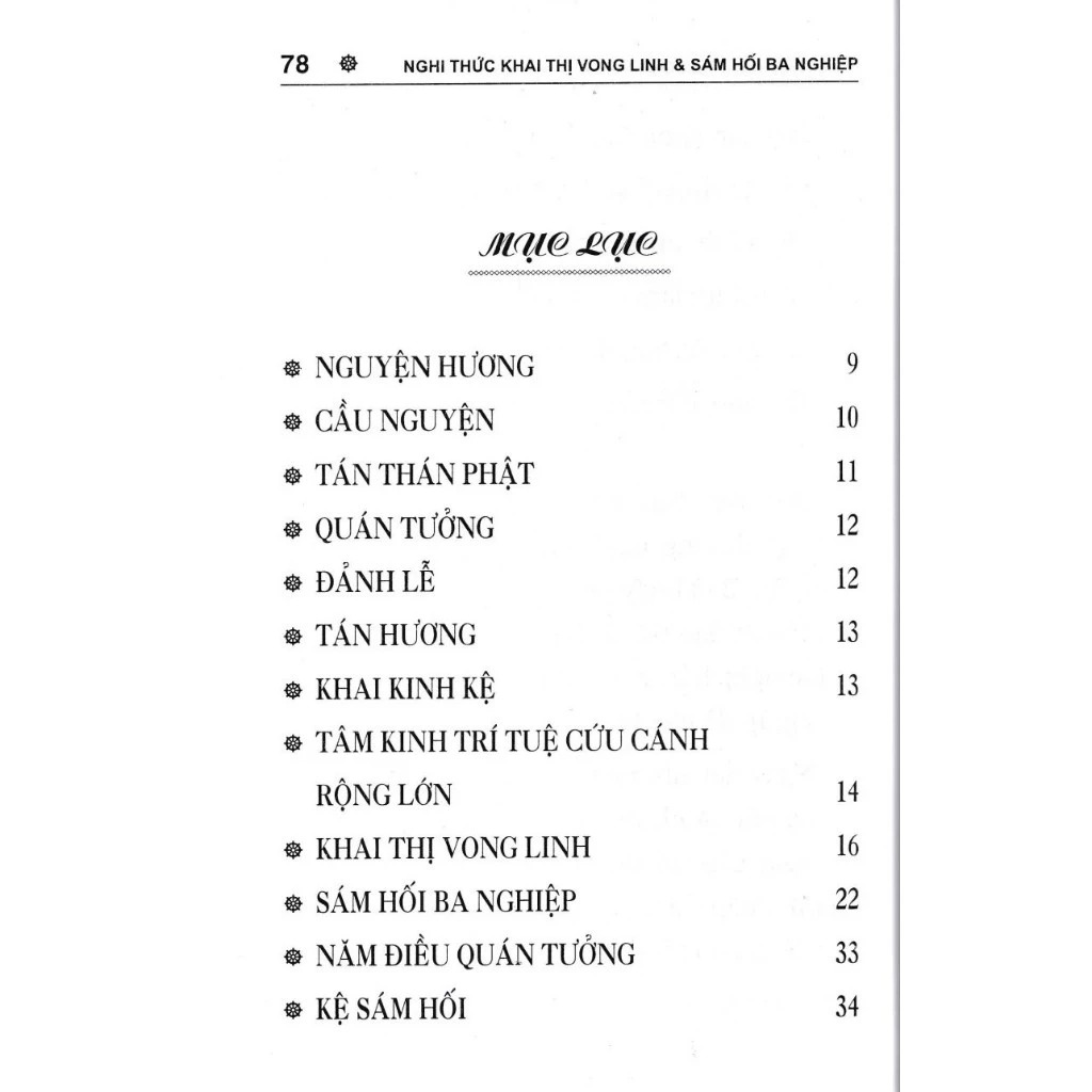 nghi thức khai thị vong linh và sám hối ba nghiệp