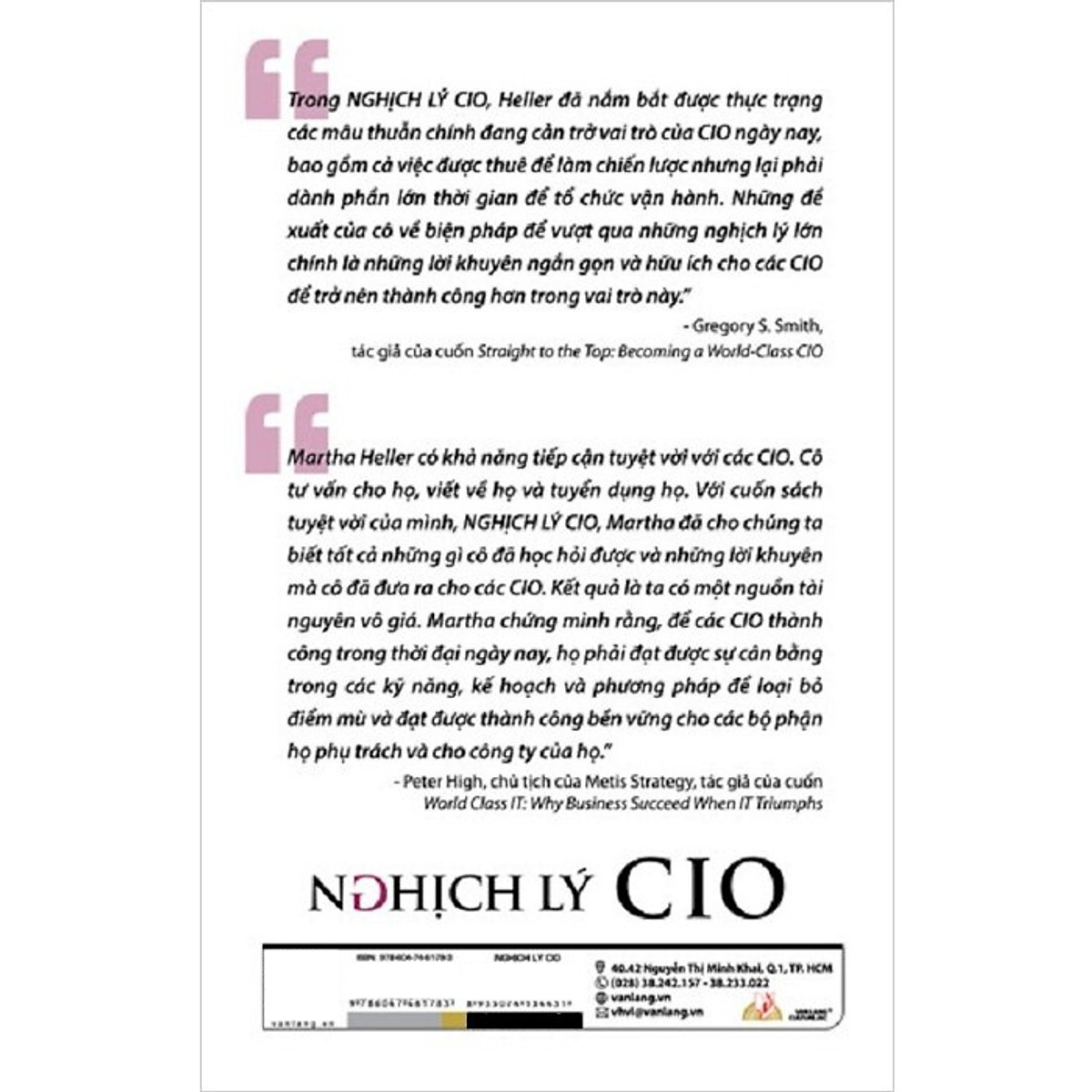 nghịch lý cio - hóa giải các mâu thuẫn của lãnh đạo it