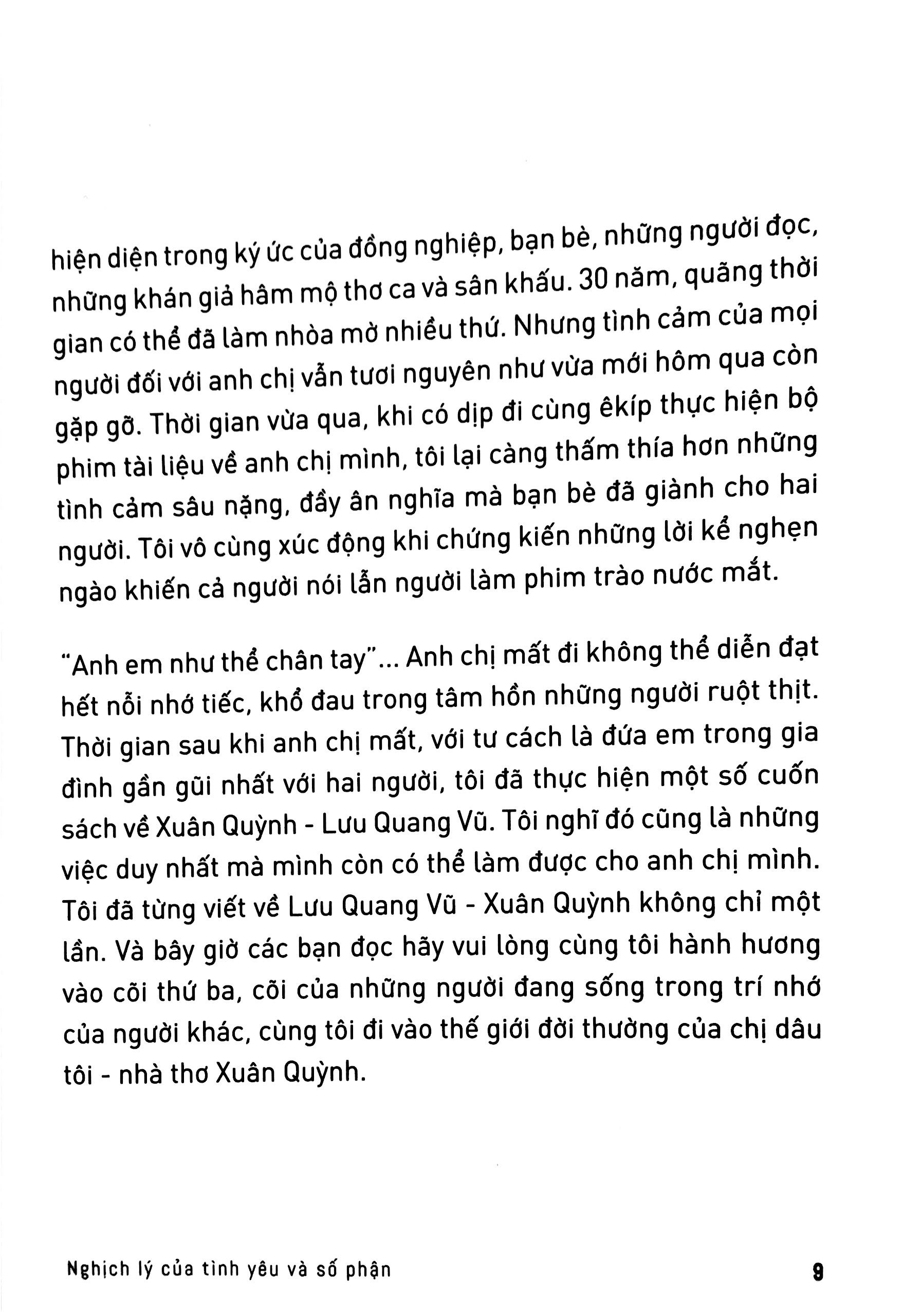 nghịch lý của tình yêu và số phận - xuân quỳnh