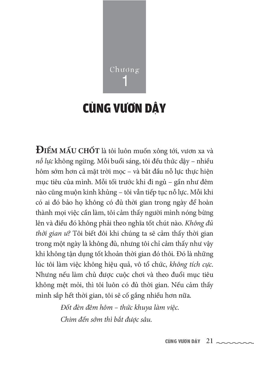 nghiến răng nỗ lực, vươn lên dẫn đầu