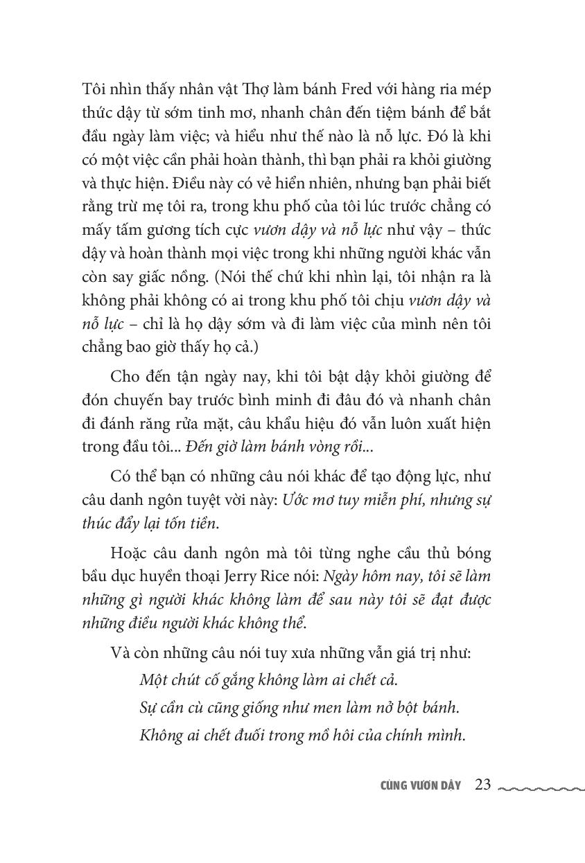 nghiến răng nỗ lực, vươn lên dẫn đầu